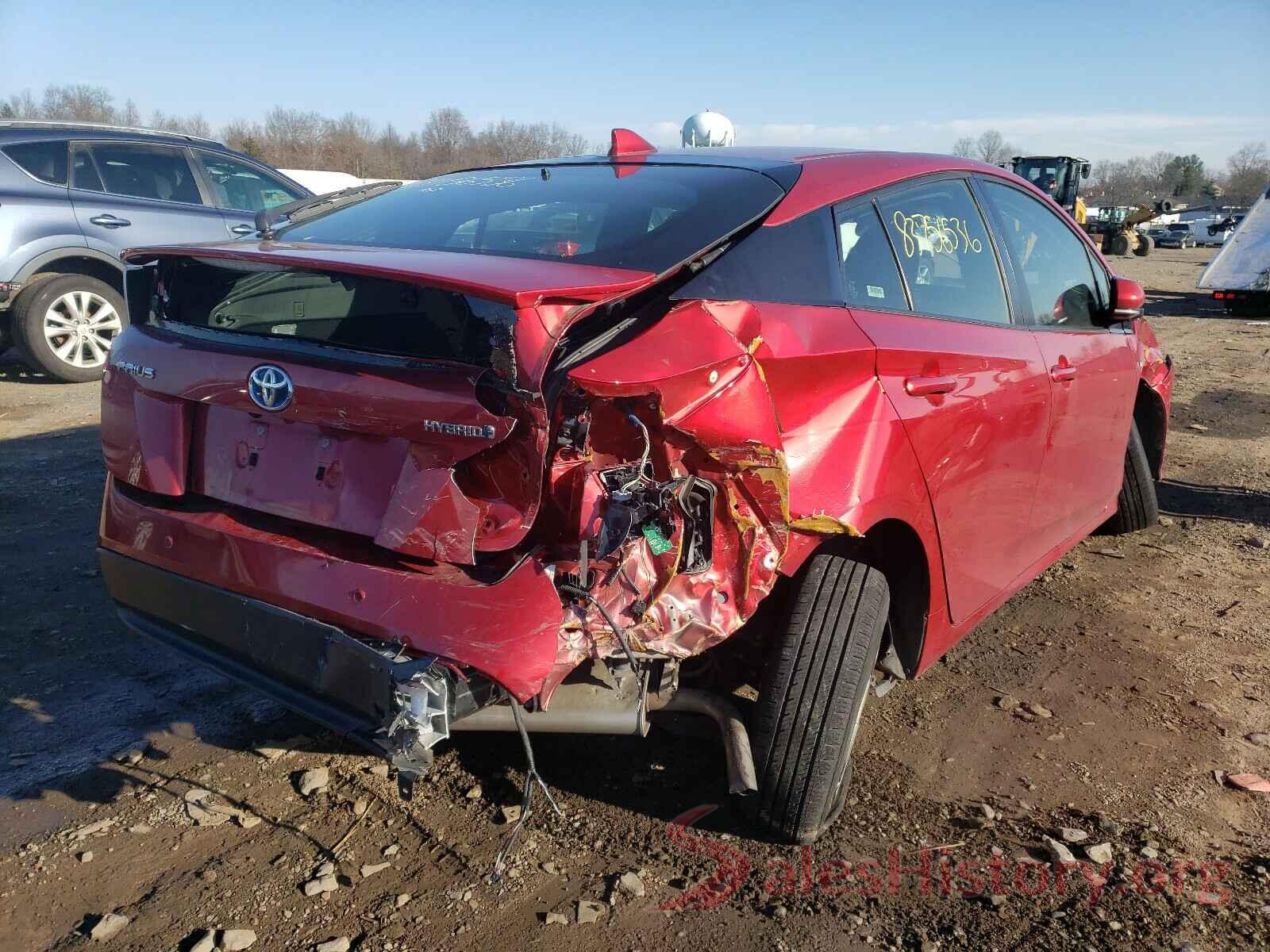 JTDKBRFU5J3588821 2018 TOYOTA PRIUS