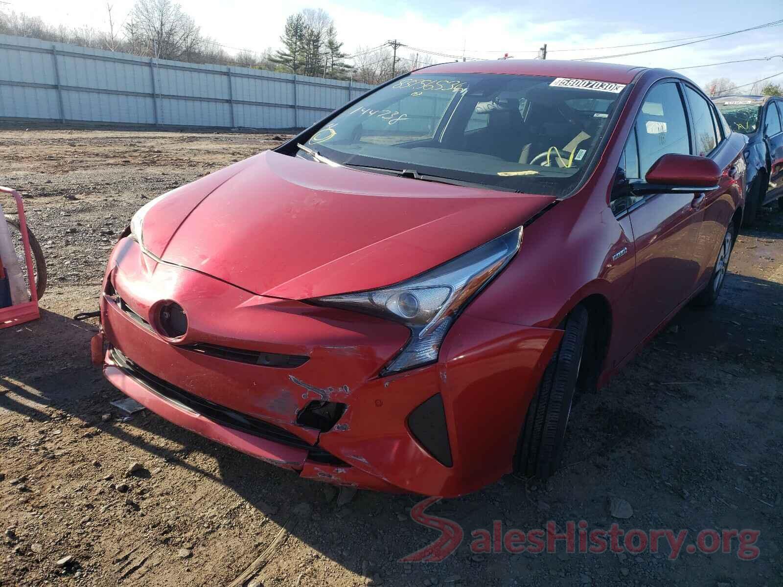 JTDKBRFU5J3588821 2018 TOYOTA PRIUS