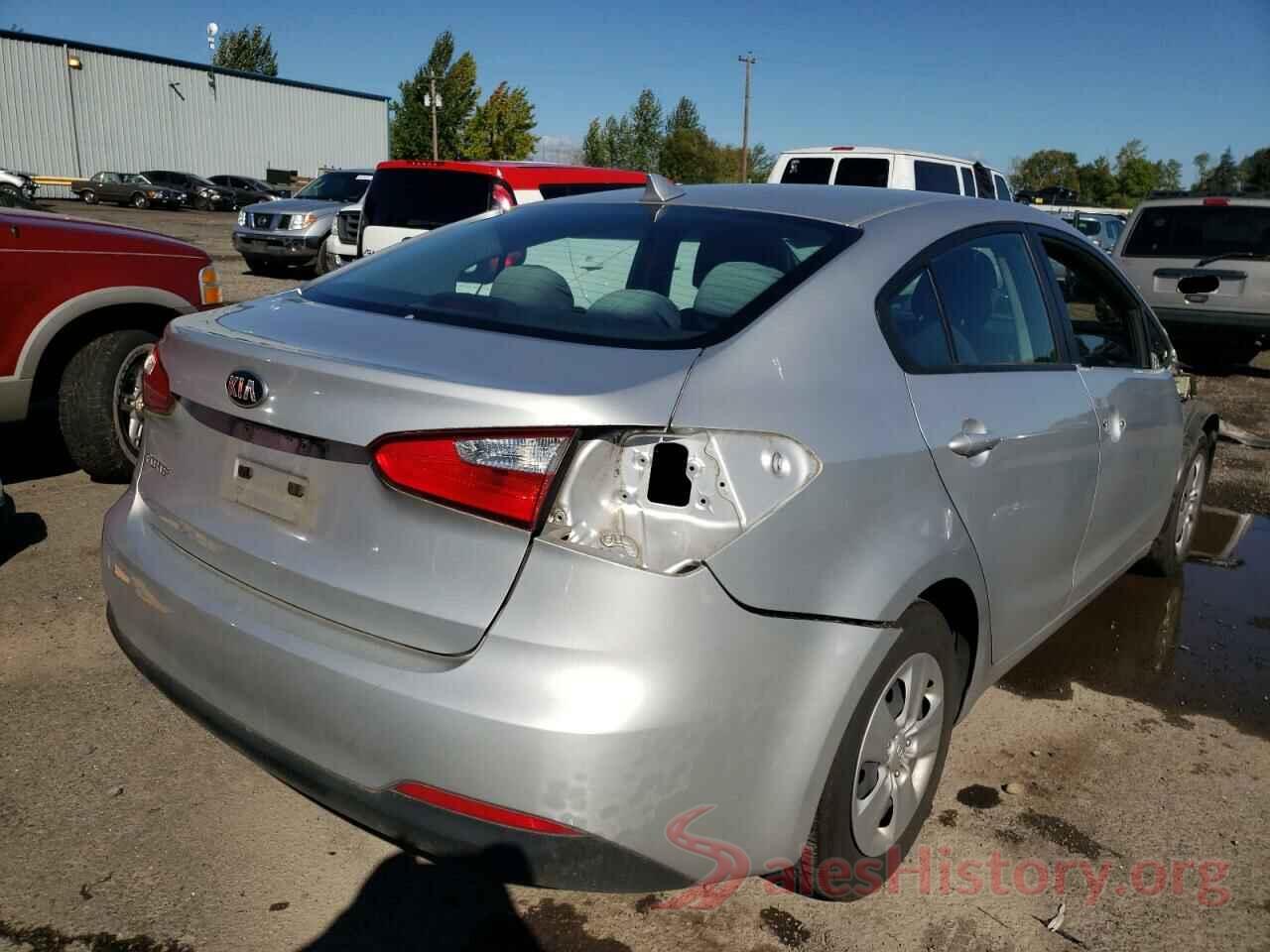 KNAFK4A6XG5503267 2016 KIA FORTE