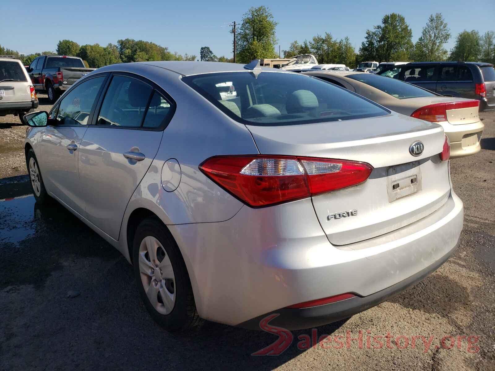 KNAFK4A6XG5503267 2016 KIA FORTE