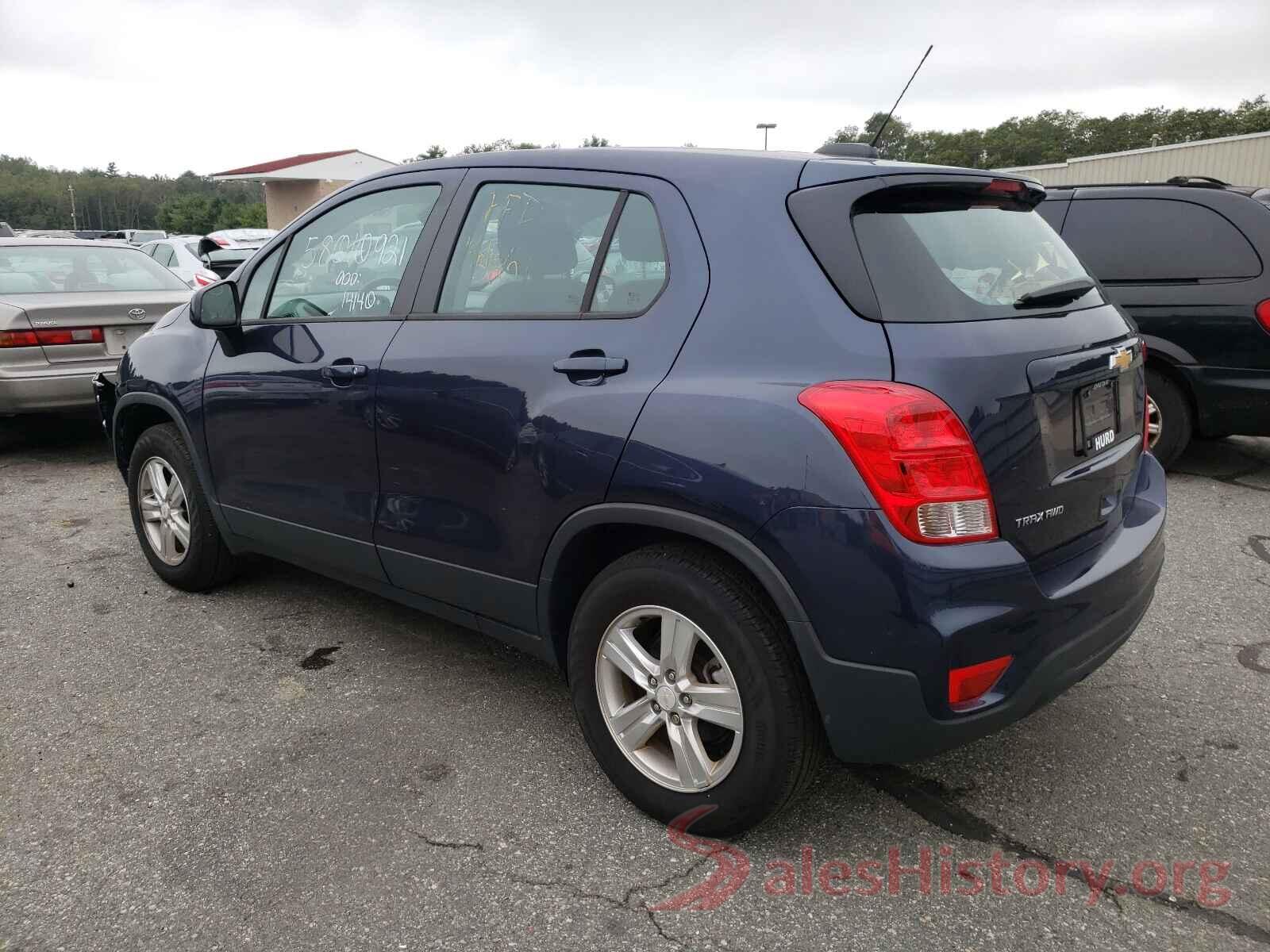 3GNCJNSB7KL290708 2019 CHEVROLET TRAX