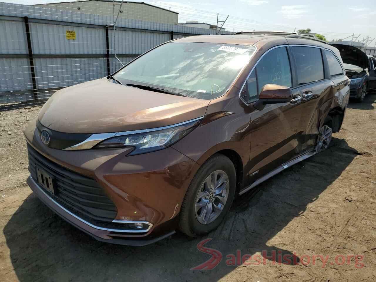 5TDJRKEC0MS068780 2021 TOYOTA SIENNA