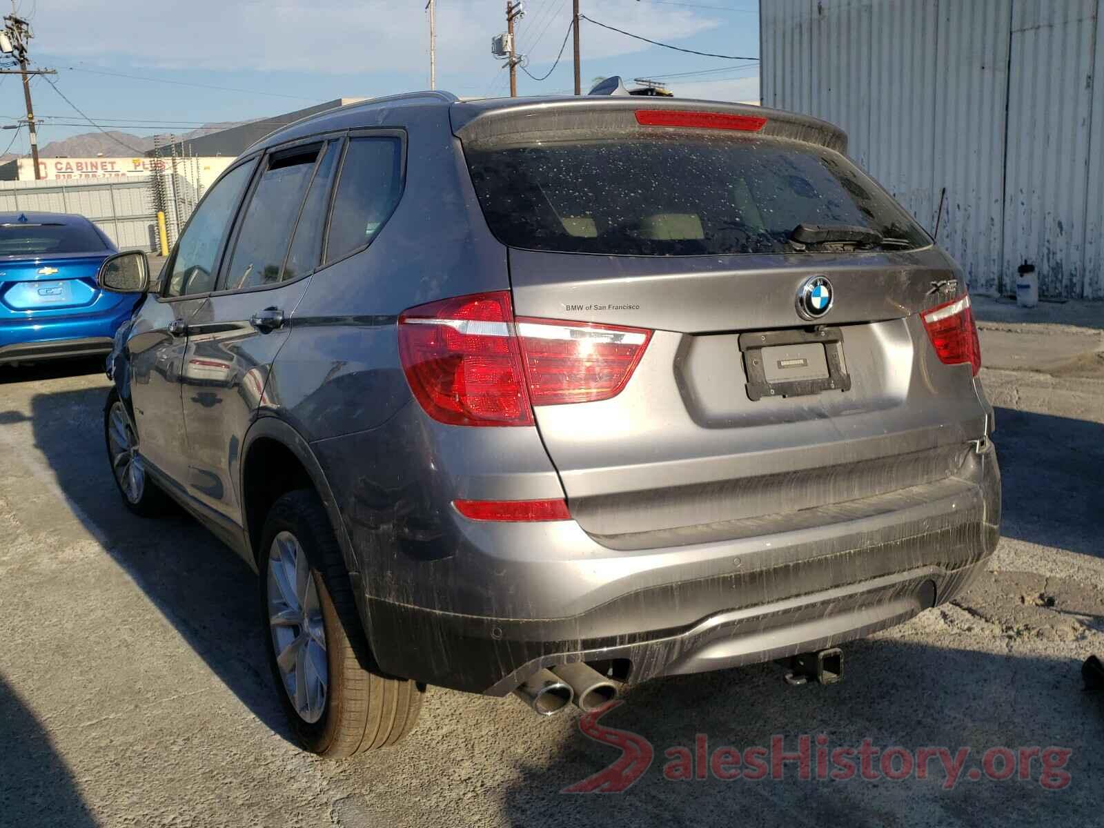 5UXWX9C58H0T03765 2017 BMW X3