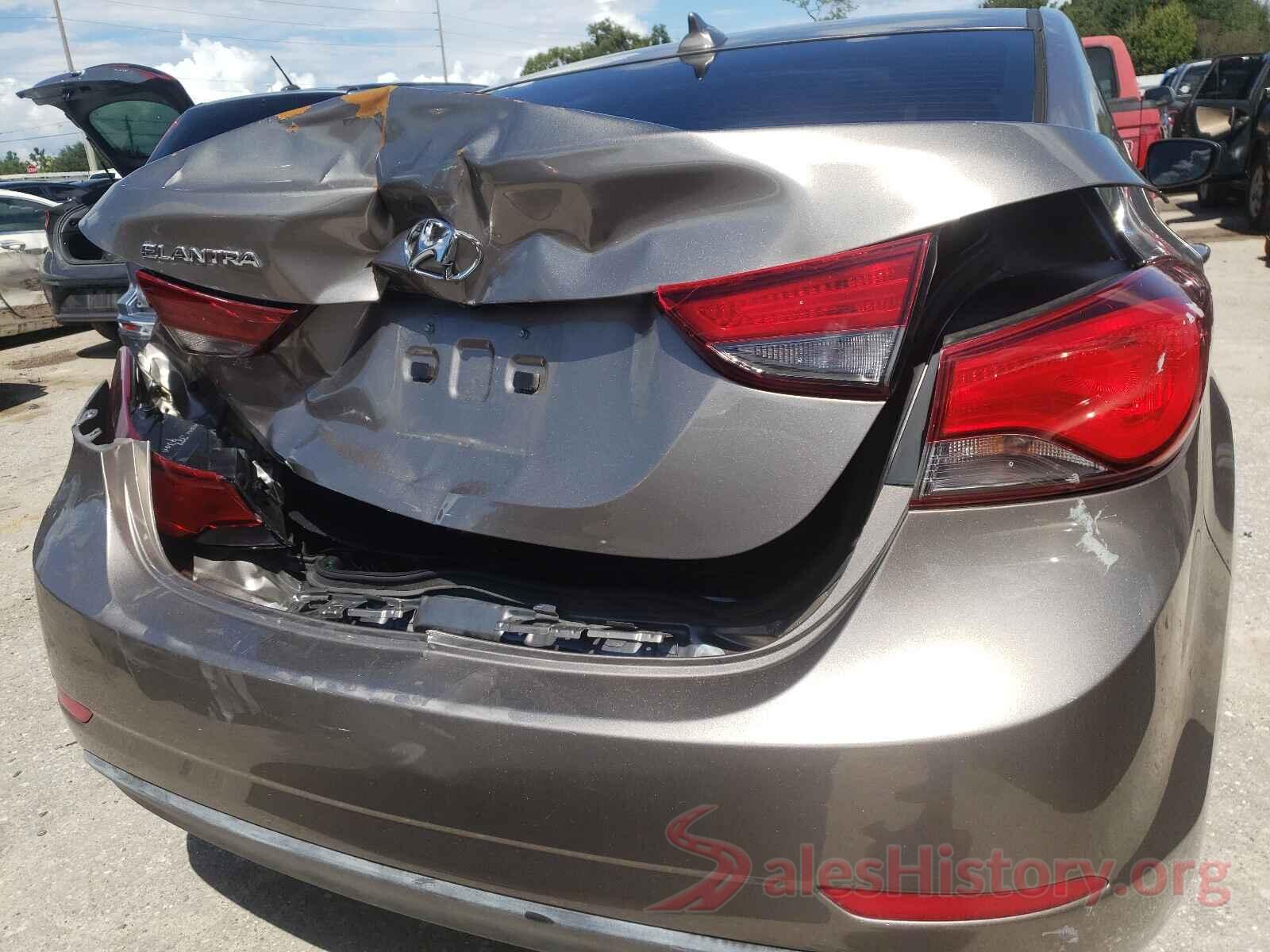 5NPDH4AE3GH771920 2016 HYUNDAI ELANTRA