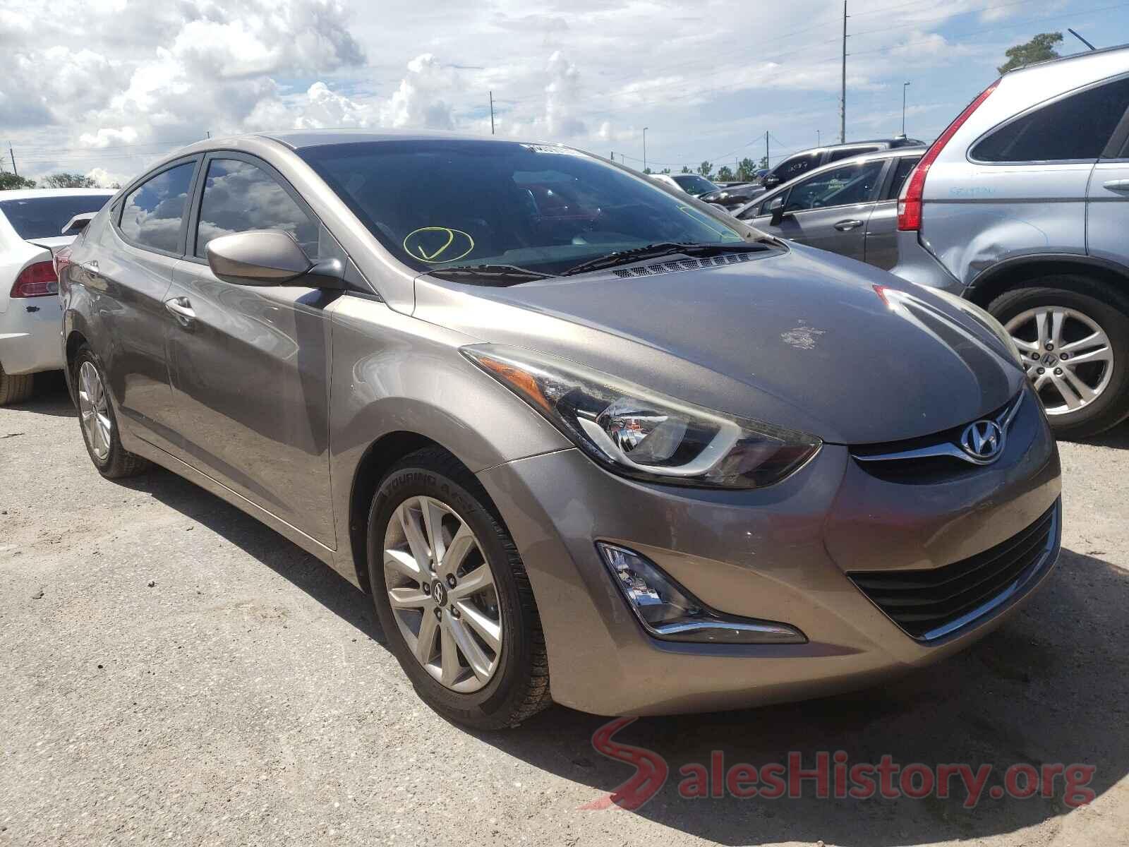 5NPDH4AE3GH771920 2016 HYUNDAI ELANTRA