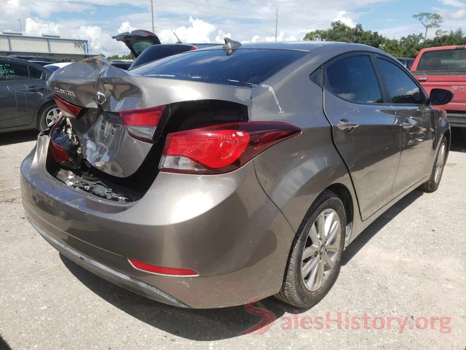 5NPDH4AE3GH771920 2016 HYUNDAI ELANTRA