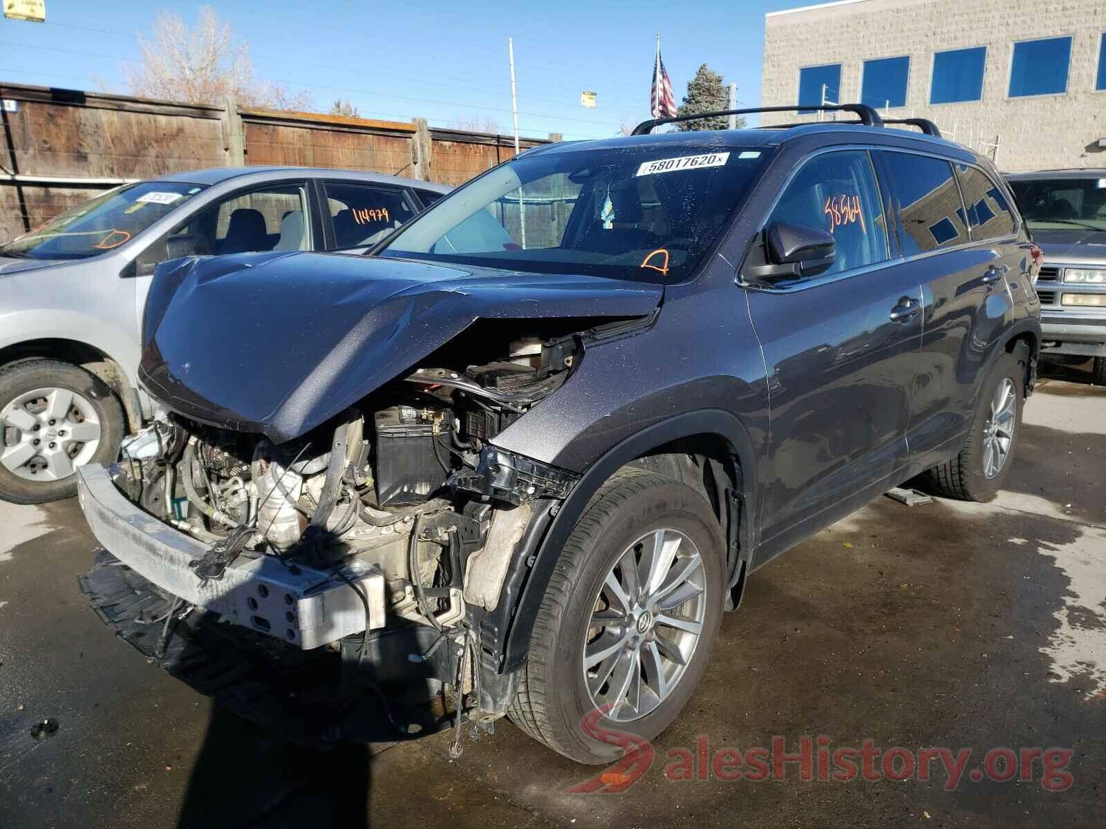 5TDJZRFH2HS418922 2017 TOYOTA HIGHLANDER