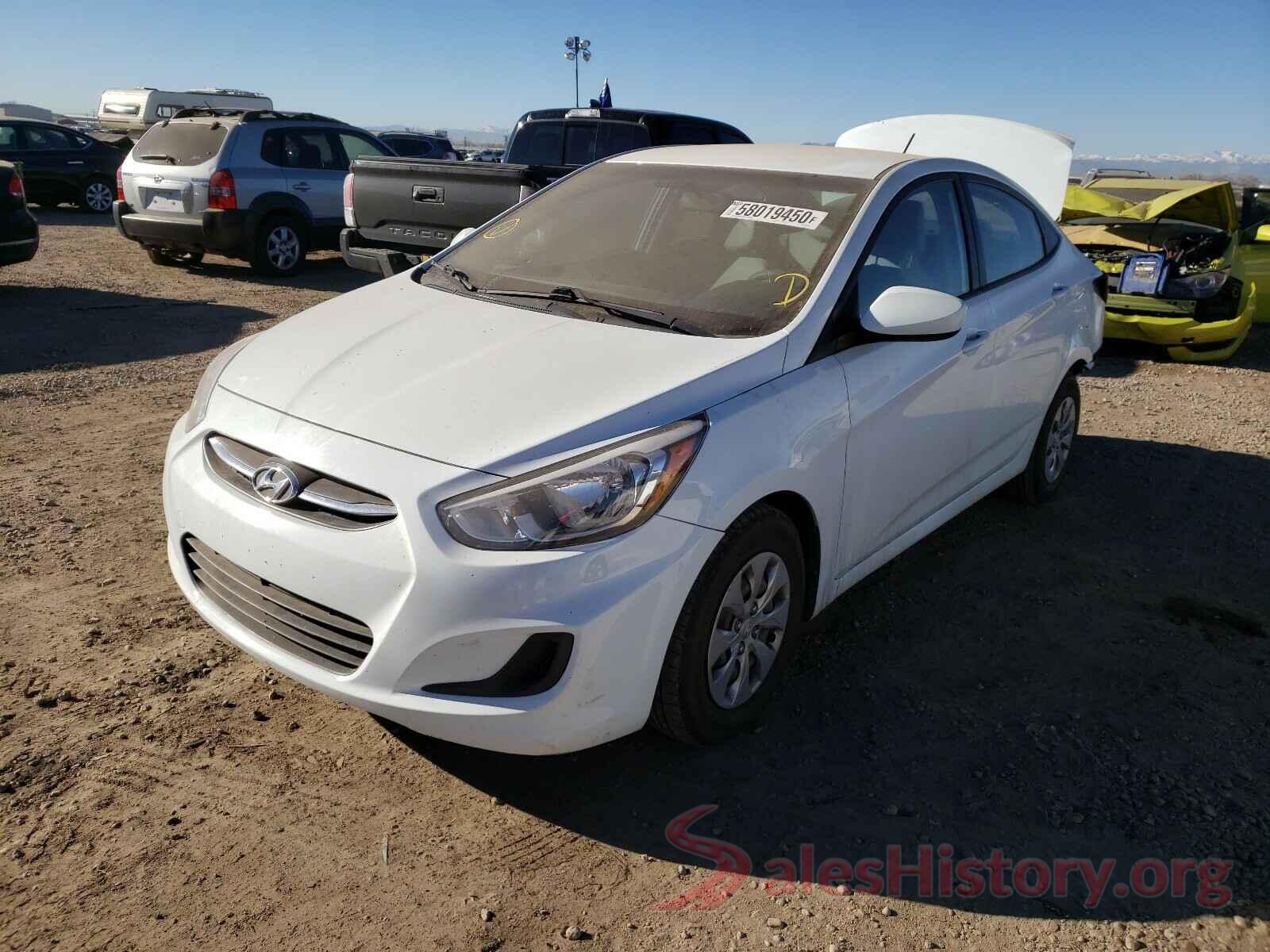 KMHCT4AE1GU964384 2016 HYUNDAI ACCENT