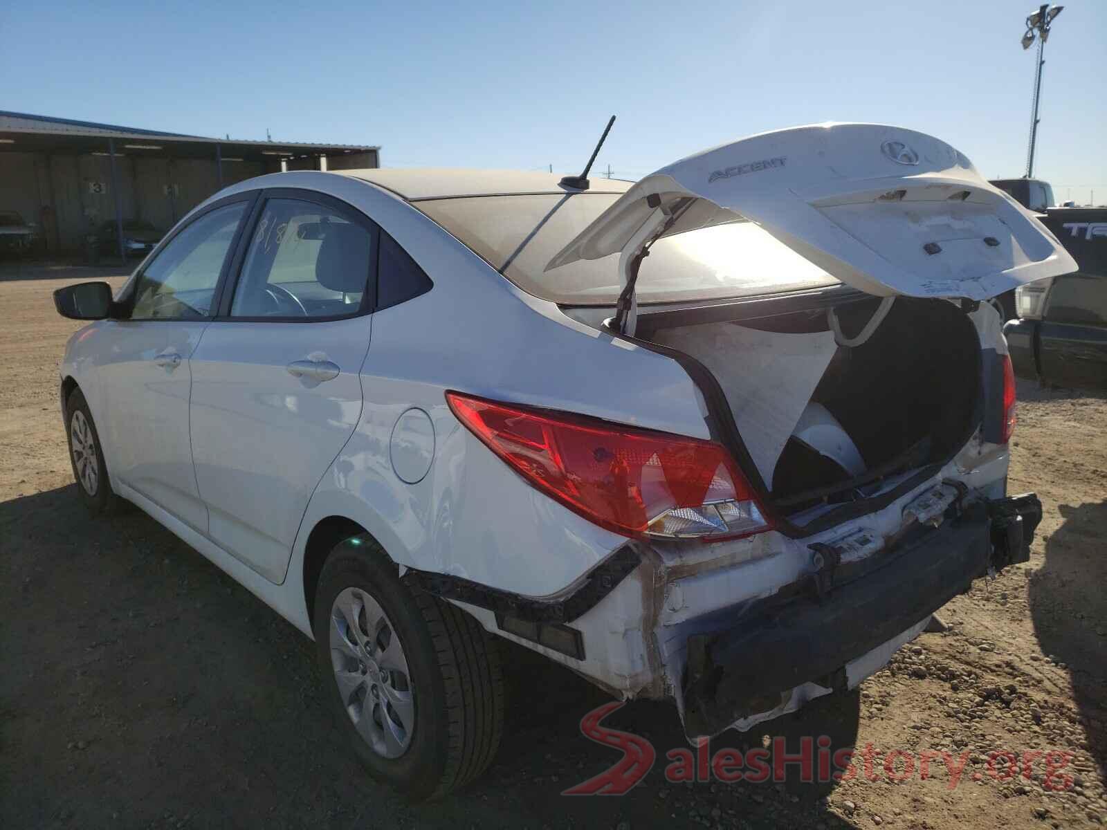 KMHCT4AE1GU964384 2016 HYUNDAI ACCENT