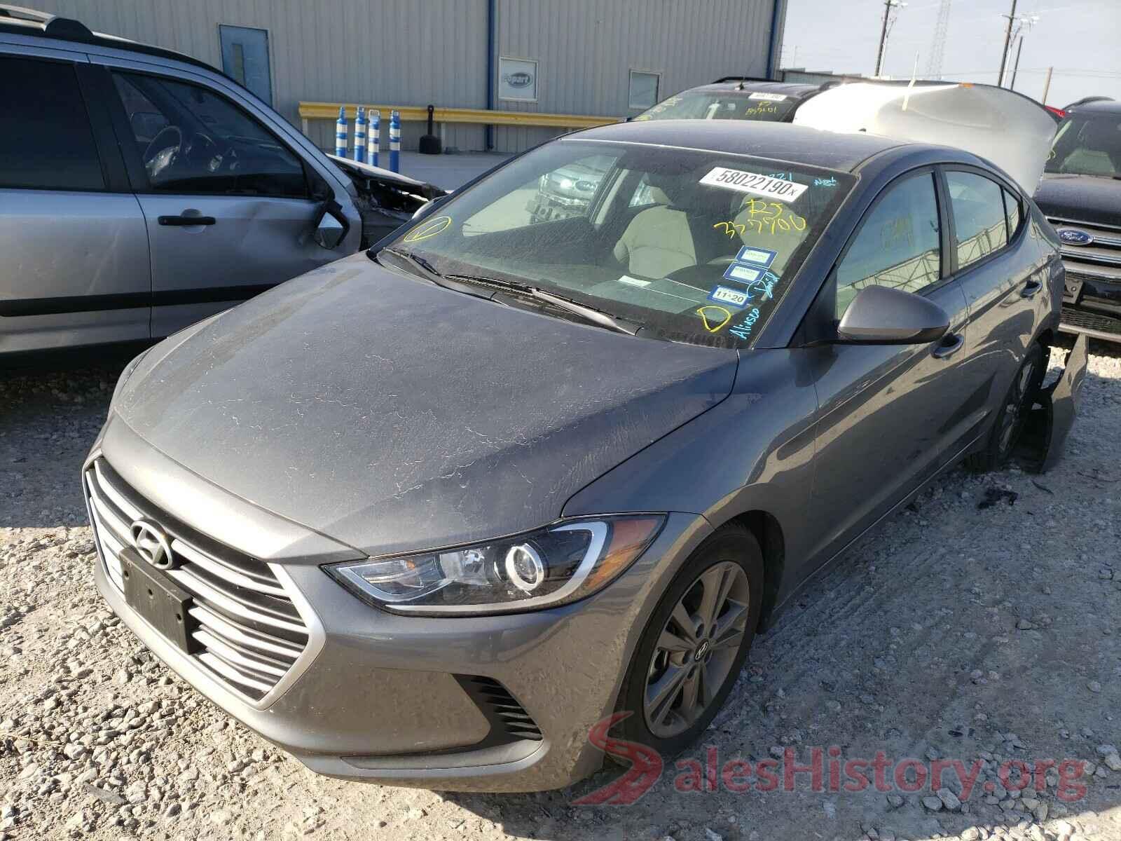 5NPD84LF4JH337700 2018 HYUNDAI ELANTRA