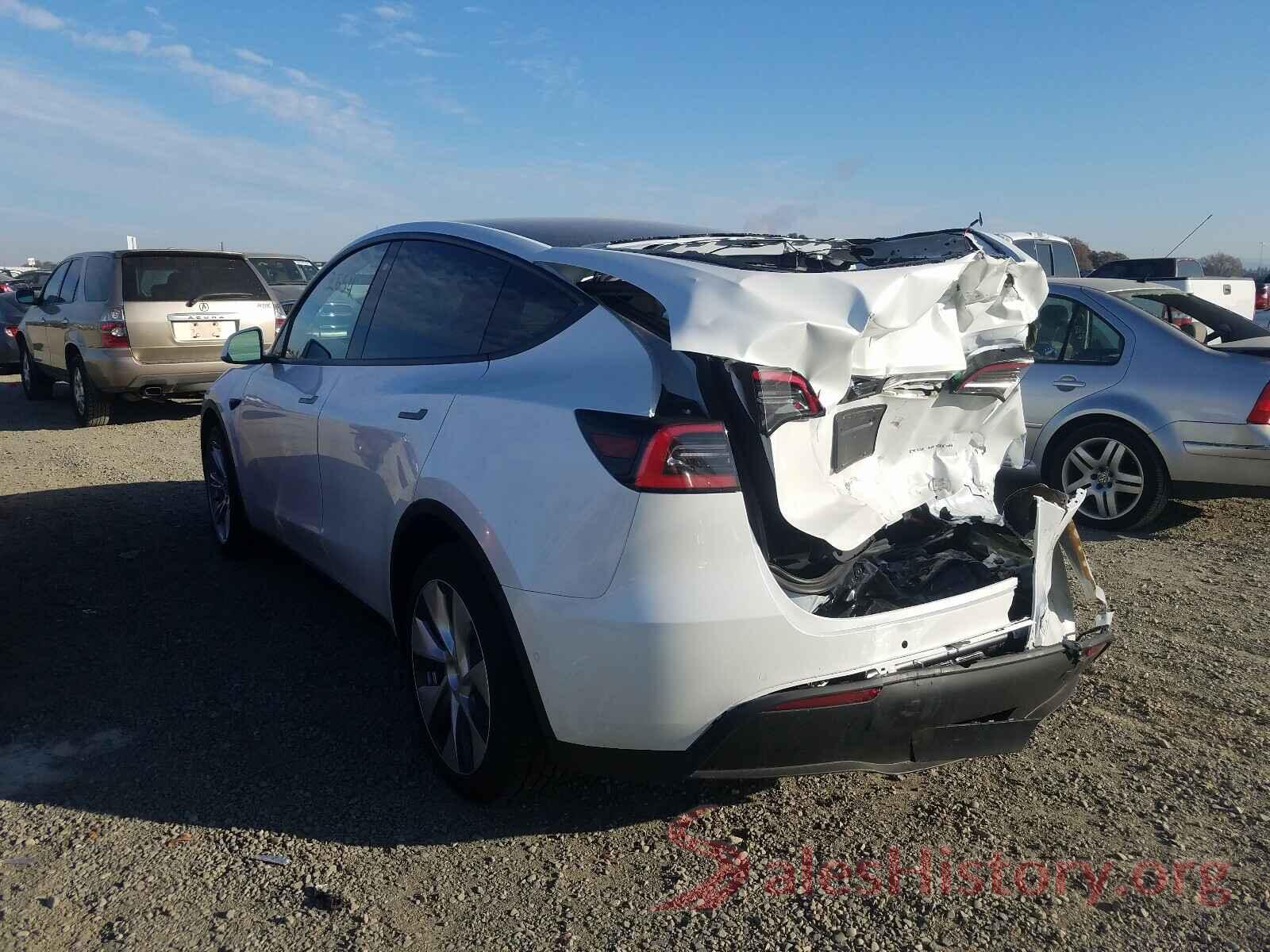 5YJYGDEE5LF052840 2020 TESLA MODEL Y