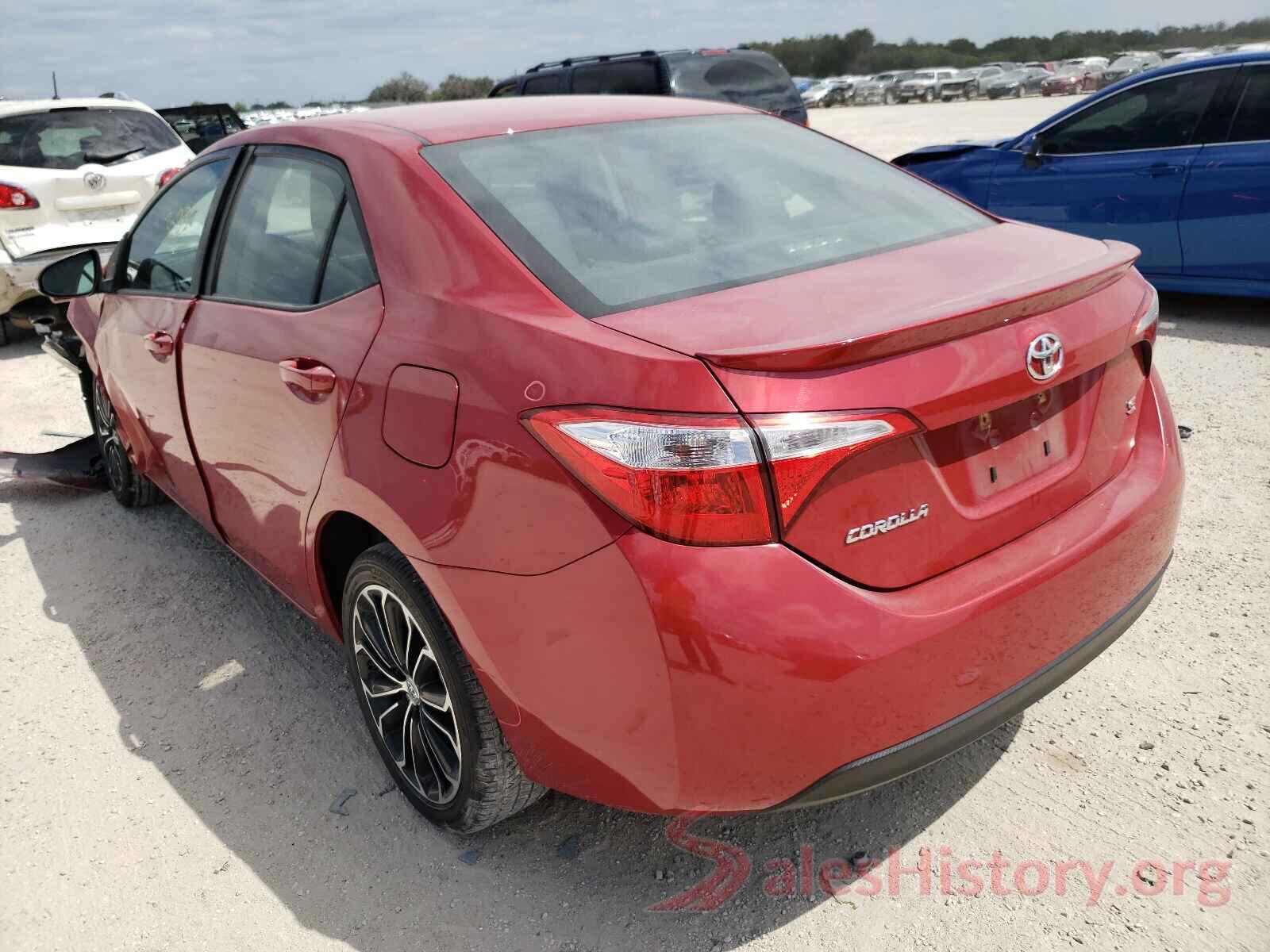 2T1BURHEXGC498323 2016 TOYOTA COROLLA