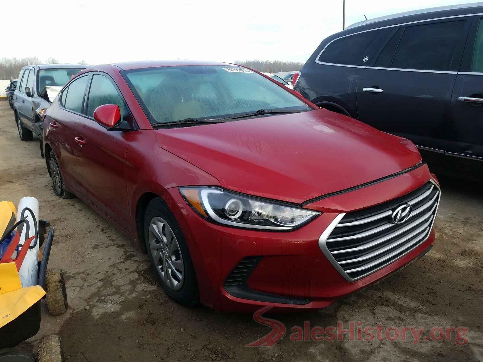 KMHD74LF3HU391858 2017 HYUNDAI ELANTRA