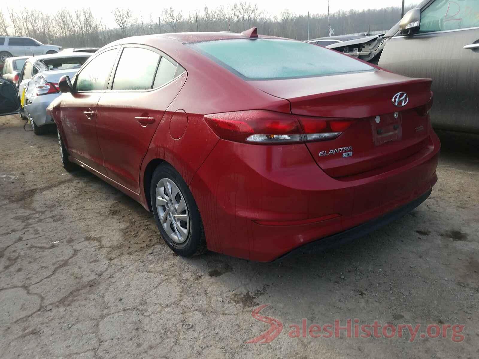 KMHD74LF3HU391858 2017 HYUNDAI ELANTRA