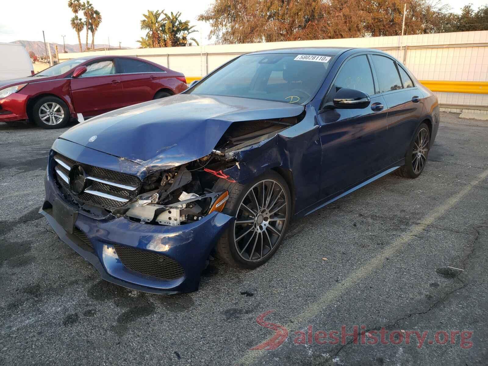 55SWF4JB6HU206399 2017 MERCEDES-BENZ C CLASS