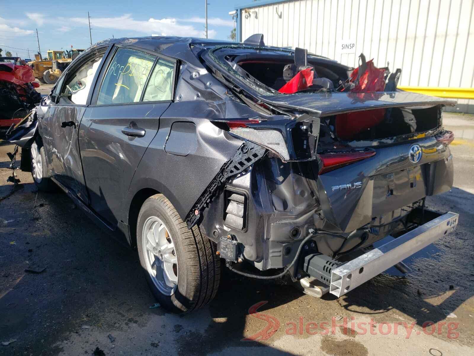 JTDKAMFUXM3149995 2021 TOYOTA PRIUS