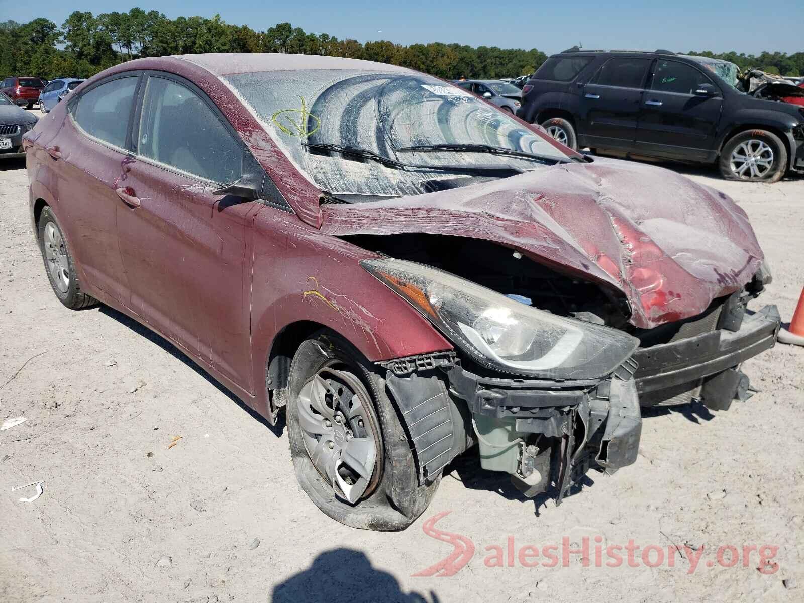 5NPDH4AE3GH702967 2016 HYUNDAI ELANTRA