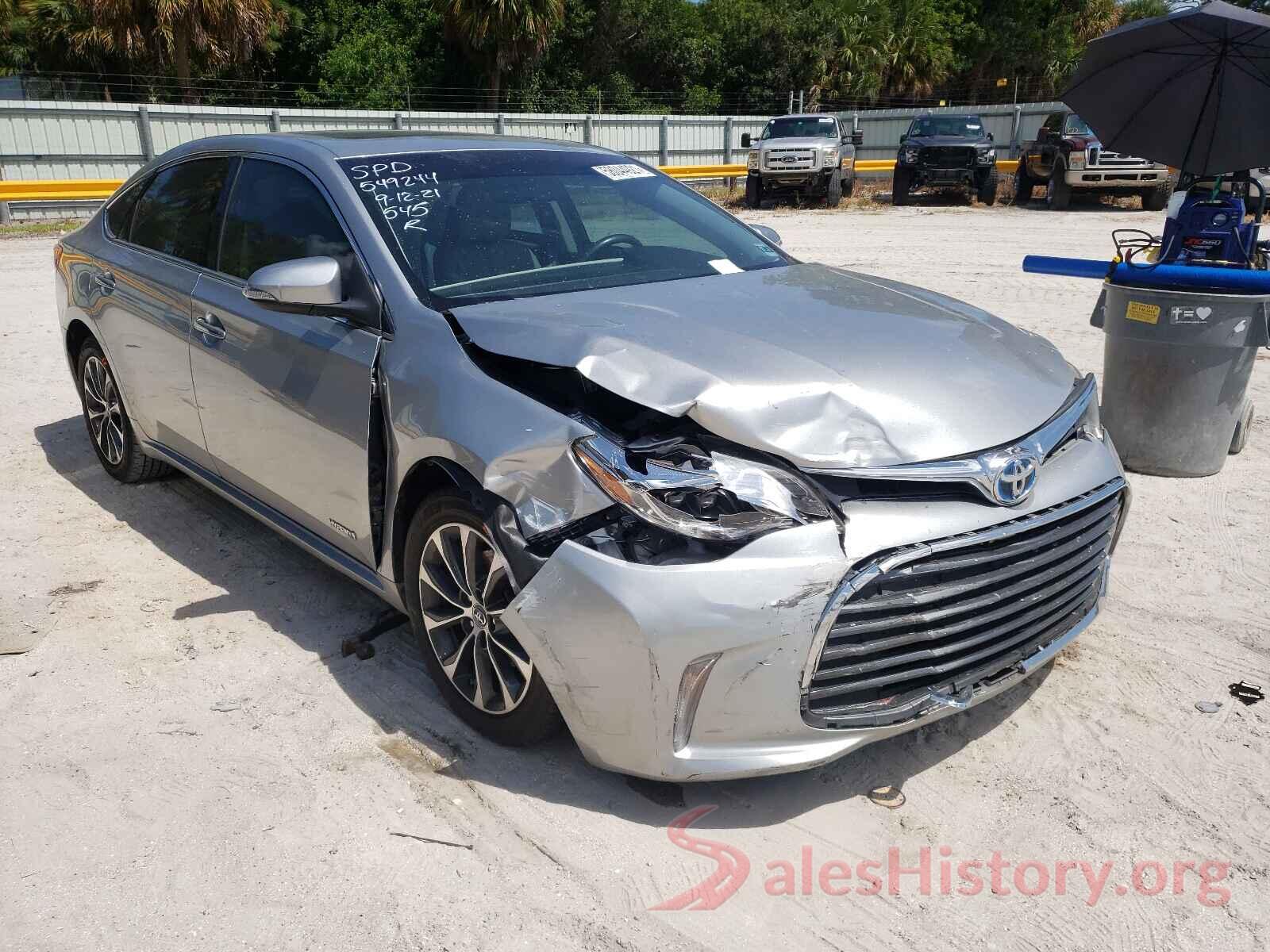 4T1BD1EB1GU052751 2016 TOYOTA AVALON