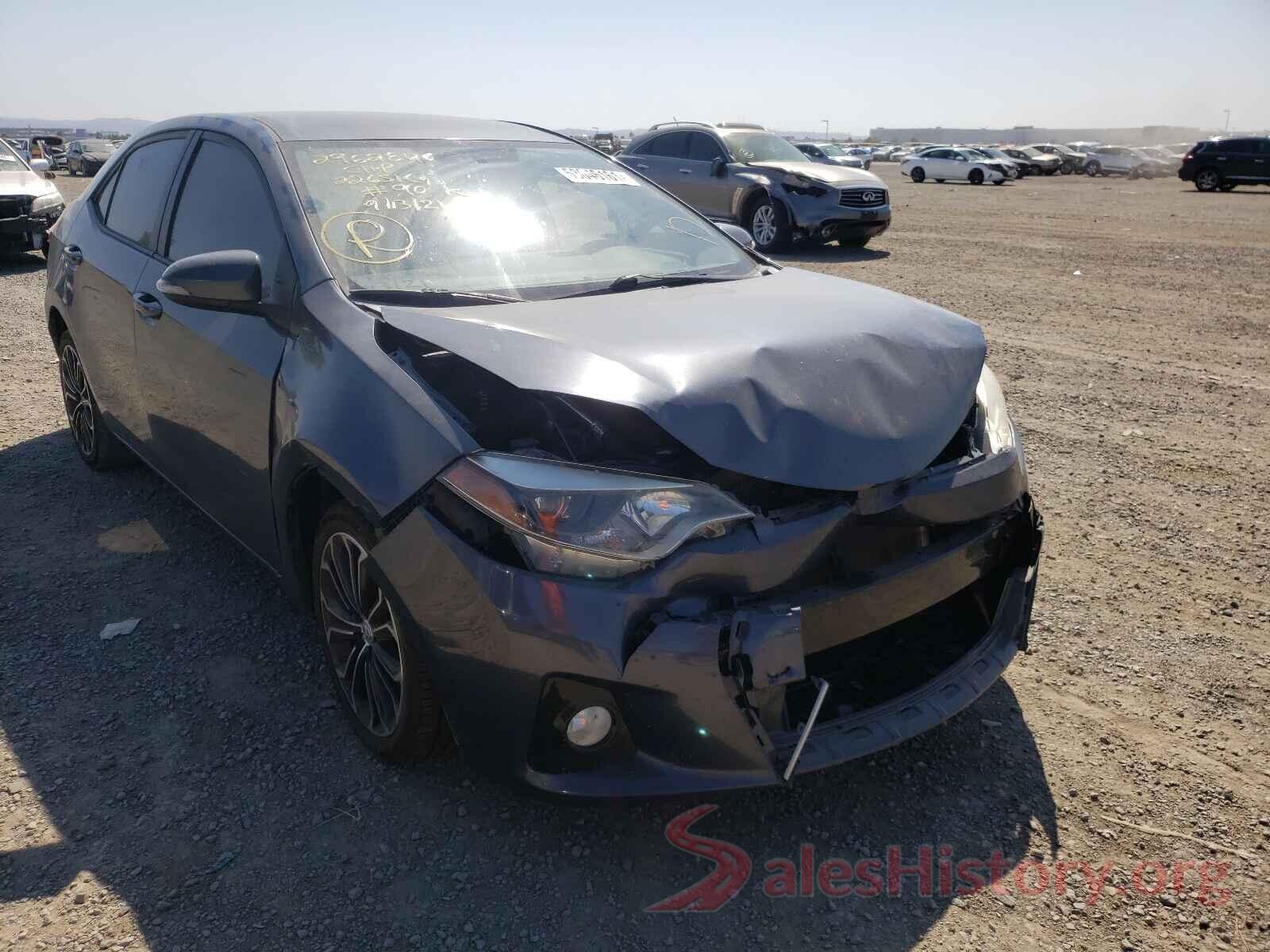 5YFBURHE8GP561158 2016 TOYOTA COROLLA