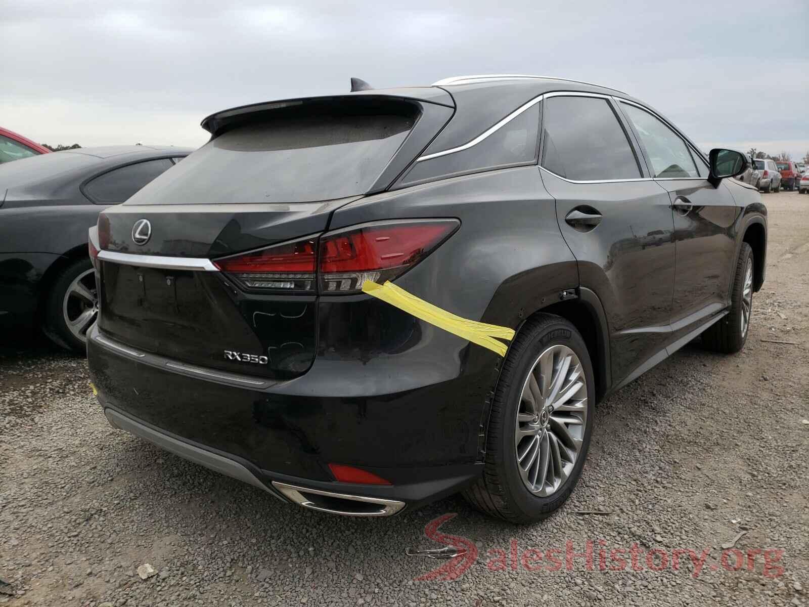 2T2JZMAA0LC182233 2020 LEXUS RX350