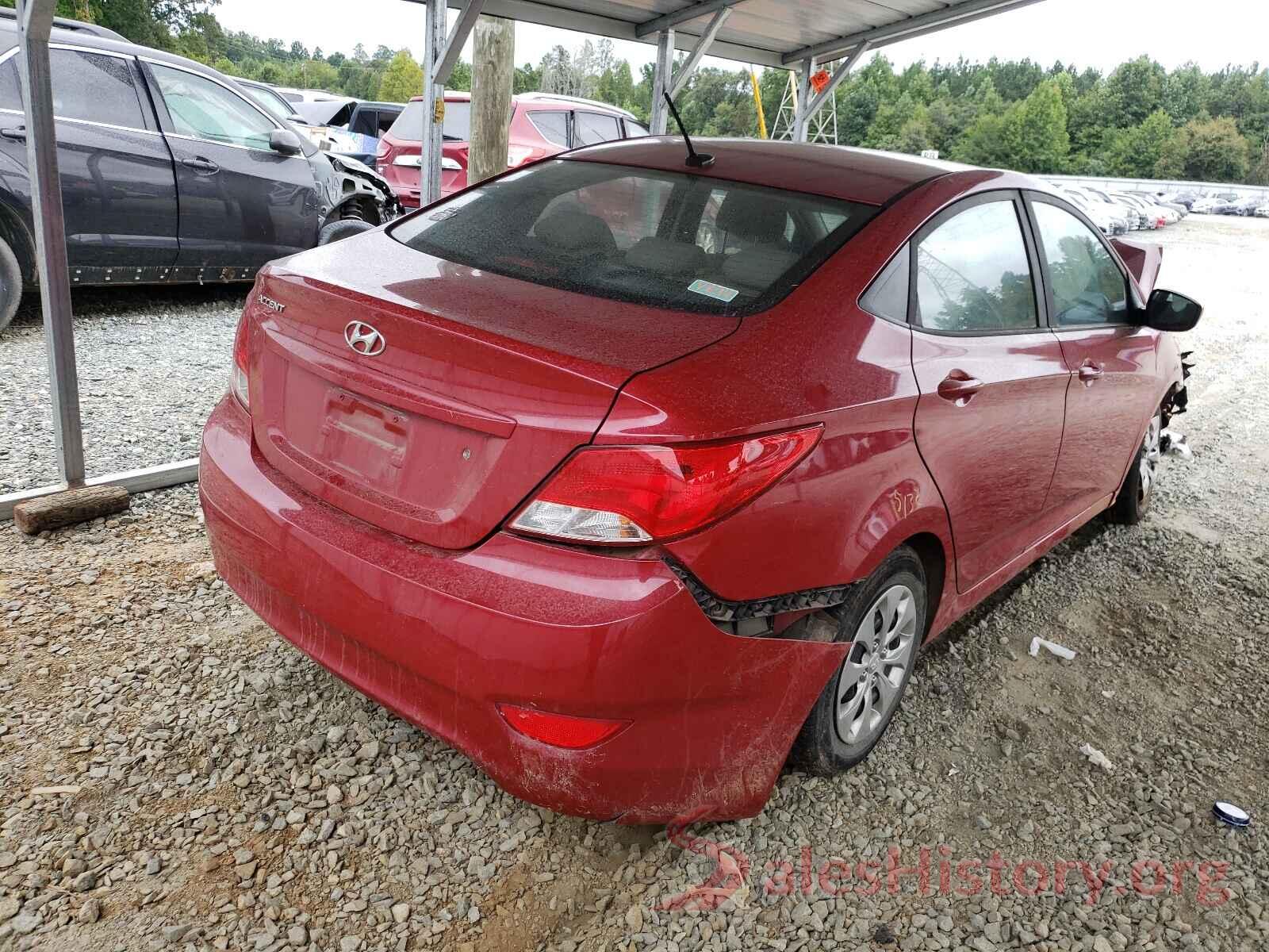 KMHCT4AE5GU136998 2016 HYUNDAI ACCENT