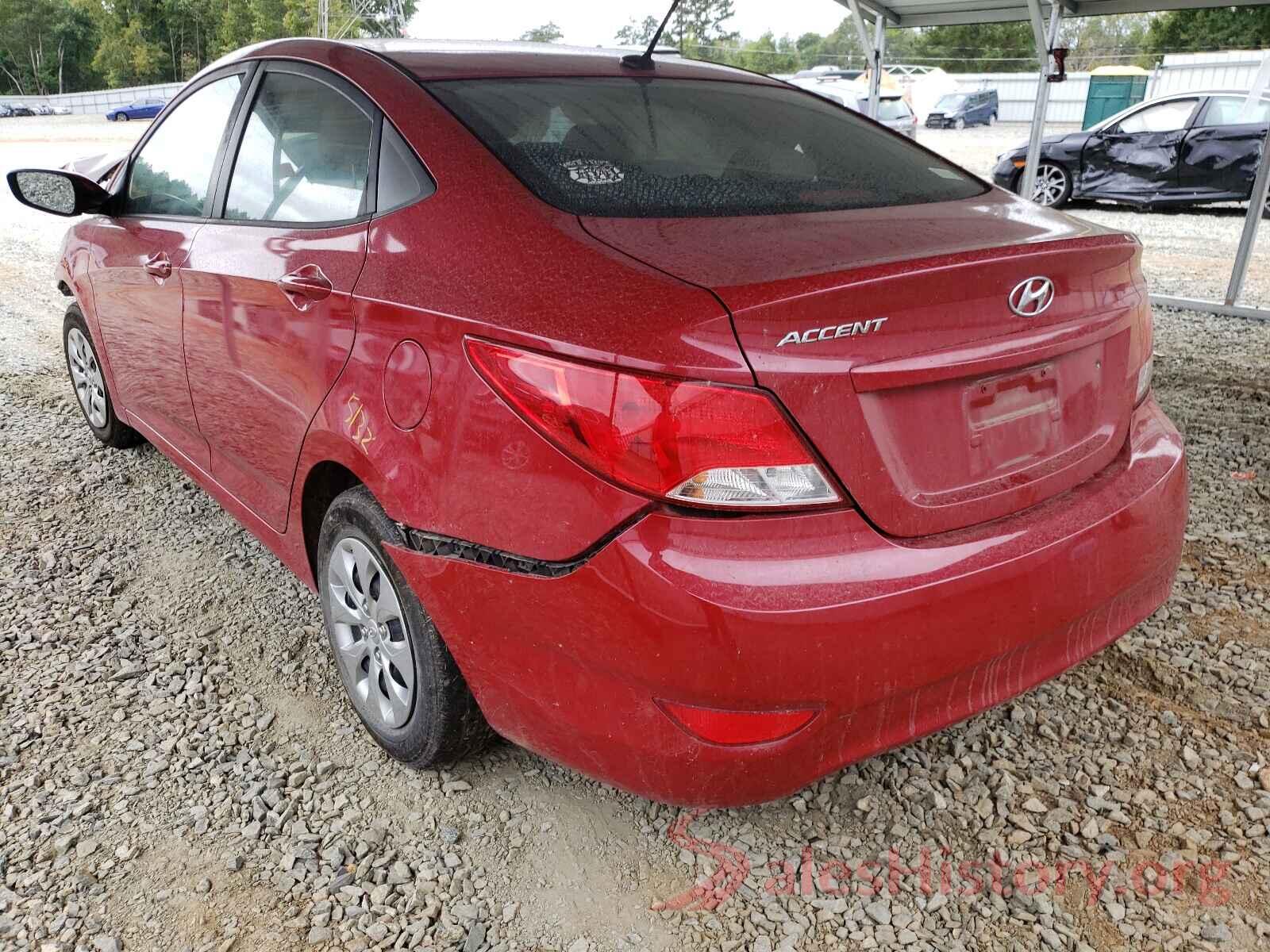 KMHCT4AE5GU136998 2016 HYUNDAI ACCENT