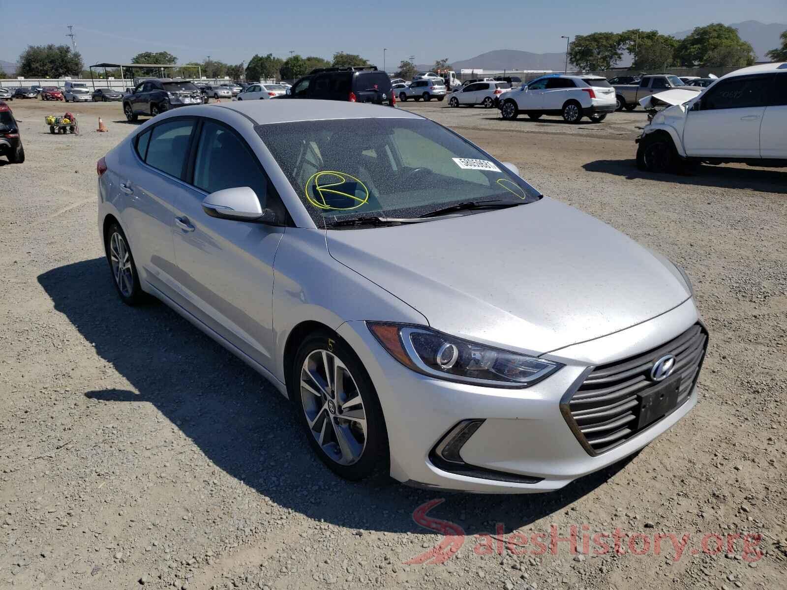 5NPD84LF5JH222460 2018 HYUNDAI ELANTRA