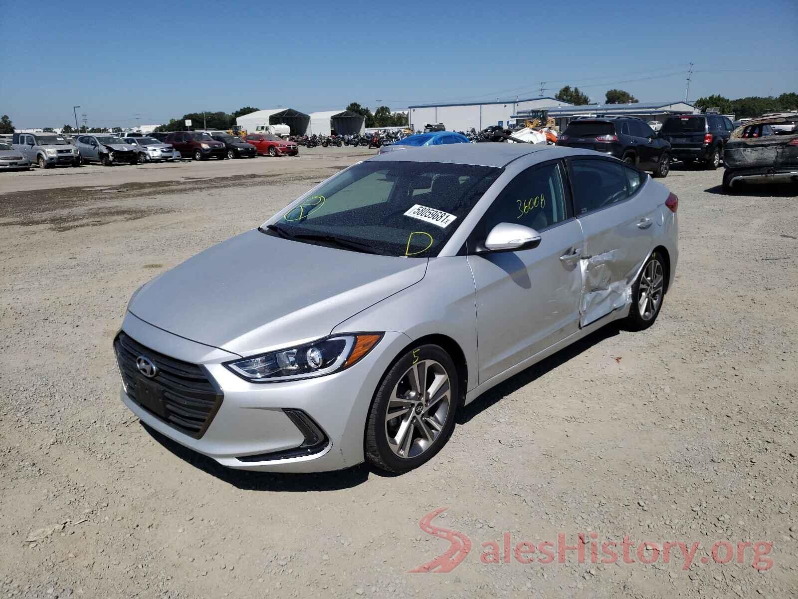 5NPD84LF5JH222460 2018 HYUNDAI ELANTRA