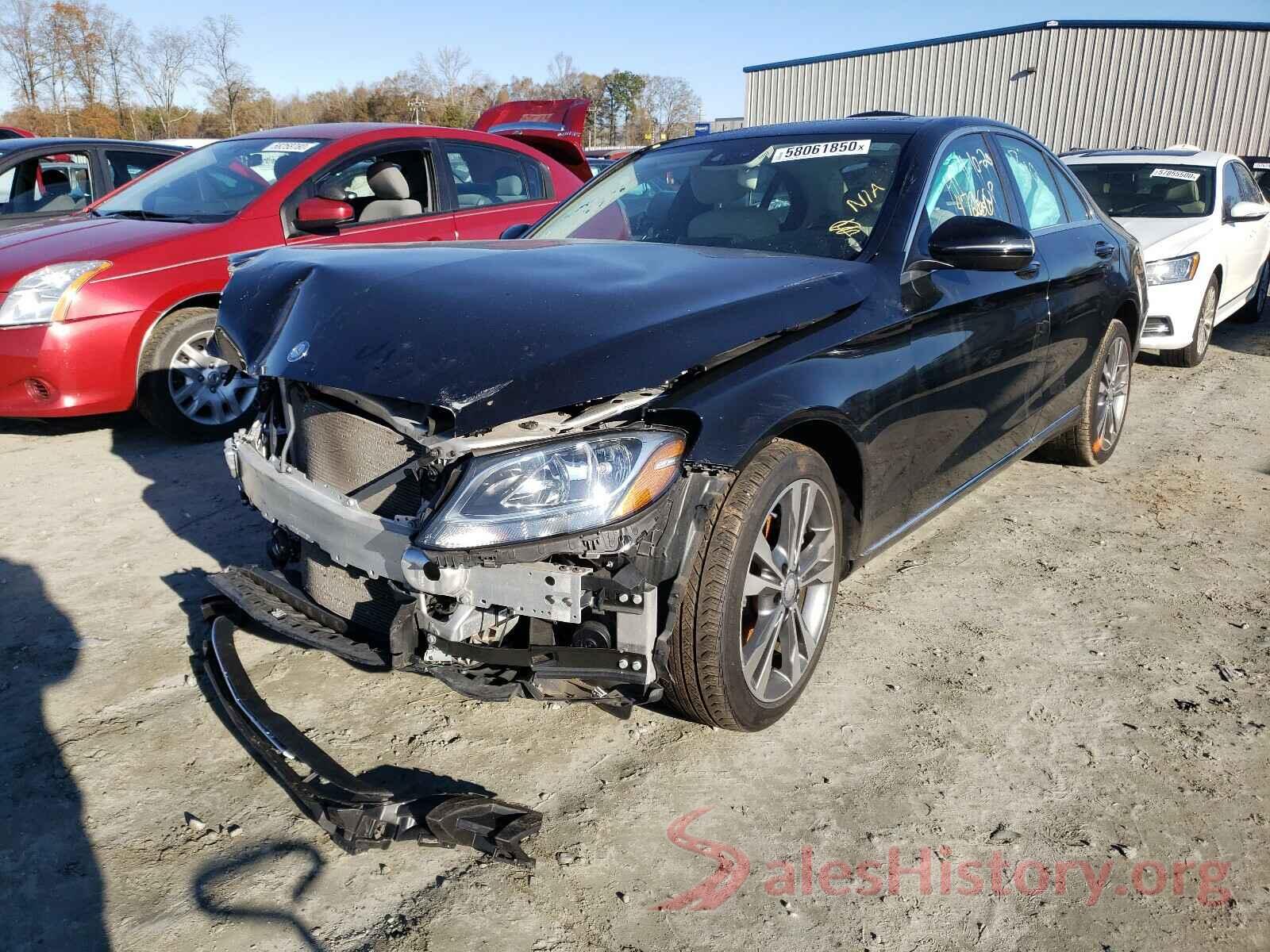 55SWF4JB5HU185299 2017 MERCEDES-BENZ C CLASS