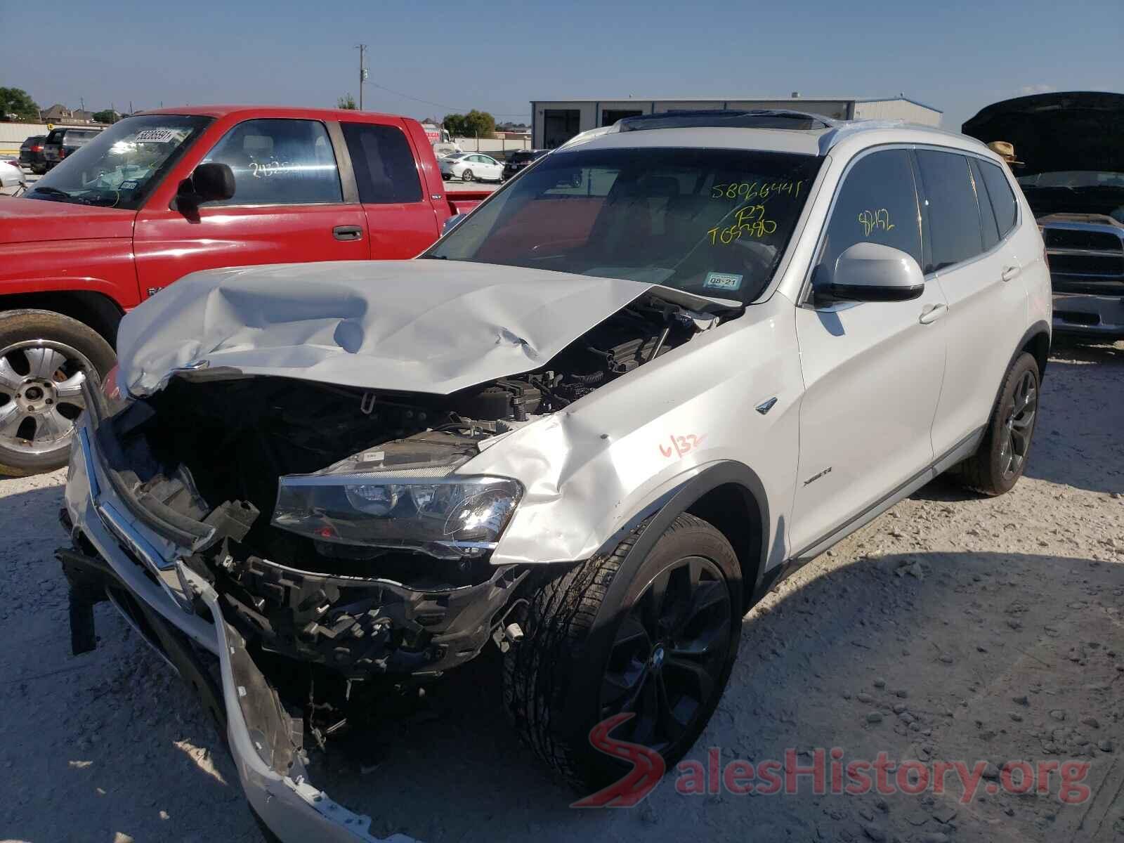 5UXWX9C59H0T05380 2017 BMW X3