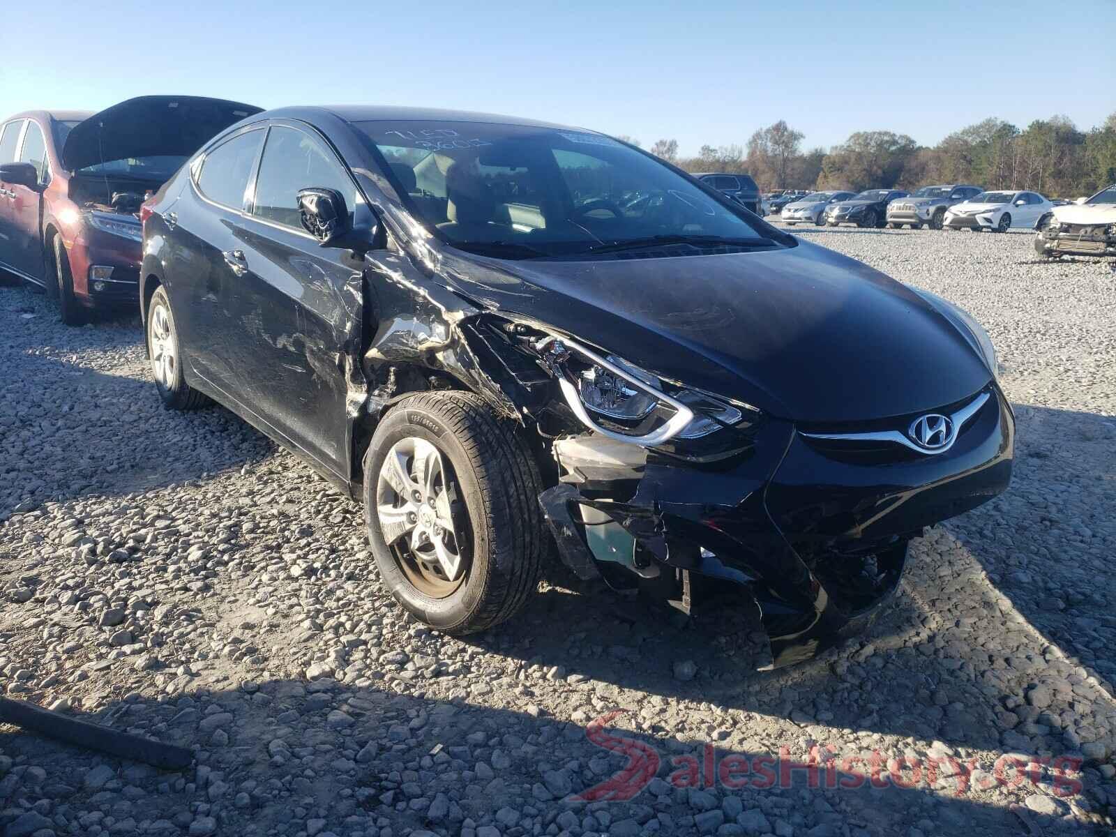 5NPDH4AE0GH783992 2016 HYUNDAI ELANTRA