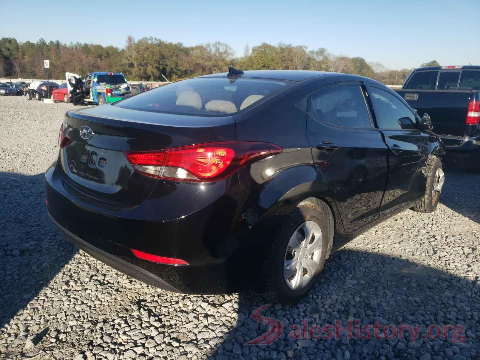 5NPDH4AE0GH783992 2016 HYUNDAI ELANTRA