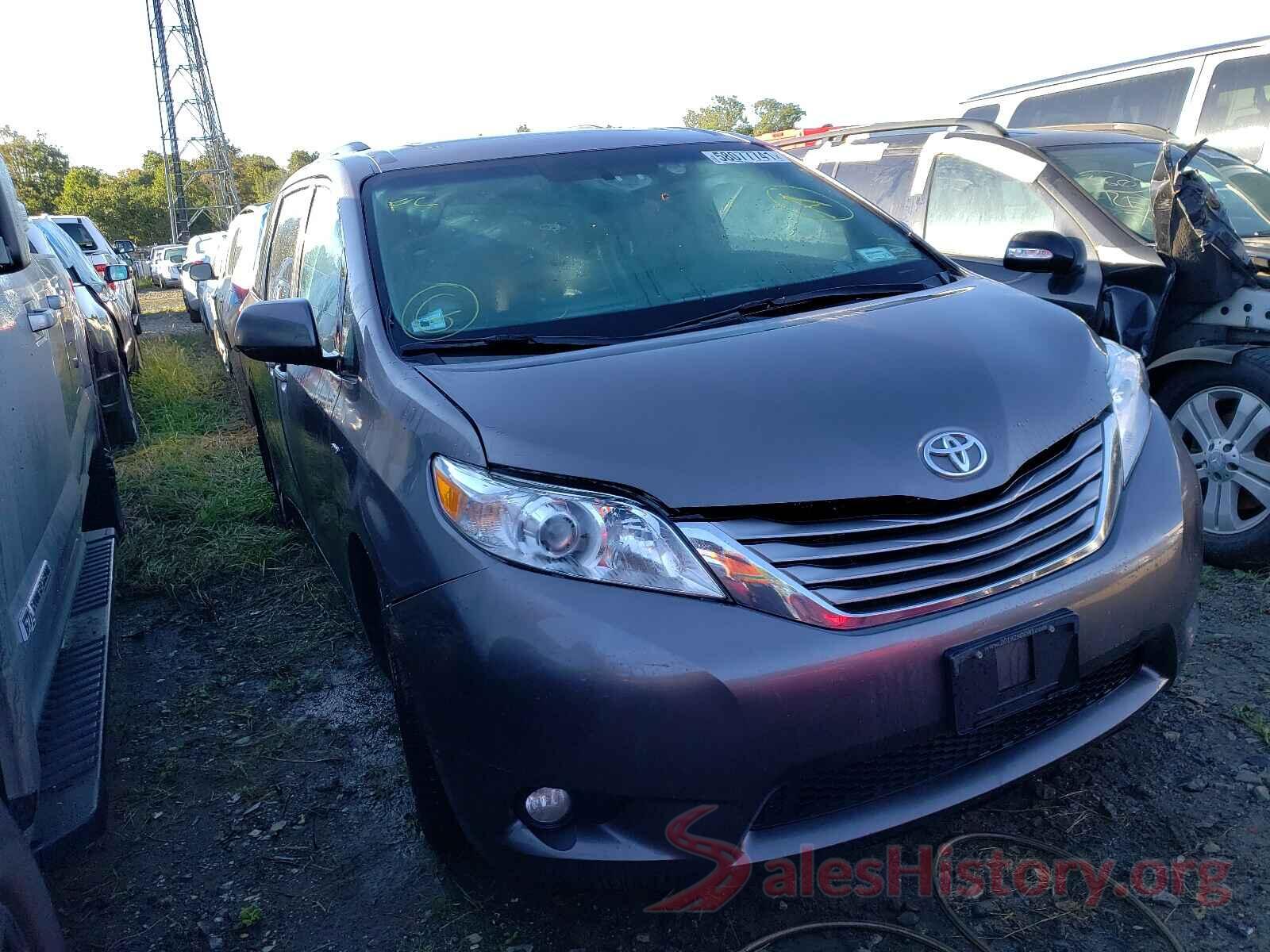 5TDDZ3DC2HS178076 2017 TOYOTA SIENNA