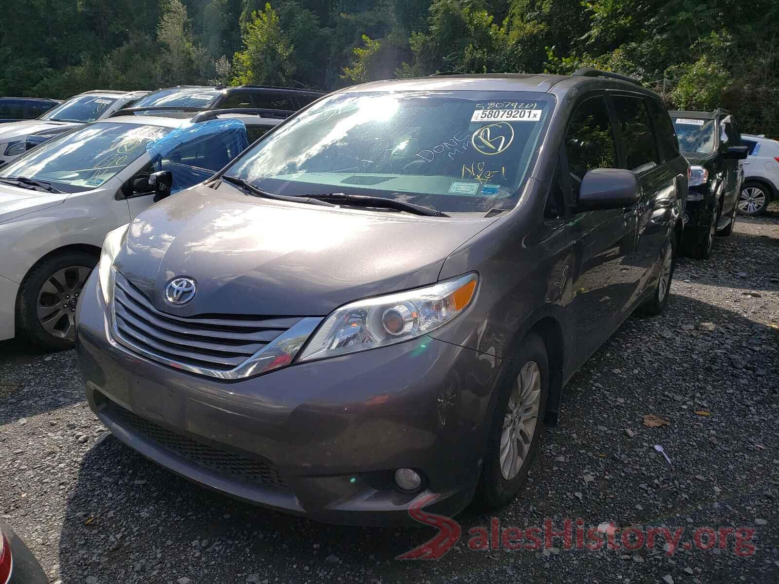 5TDYZ3DC5HS842324 2017 TOYOTA SIENNA