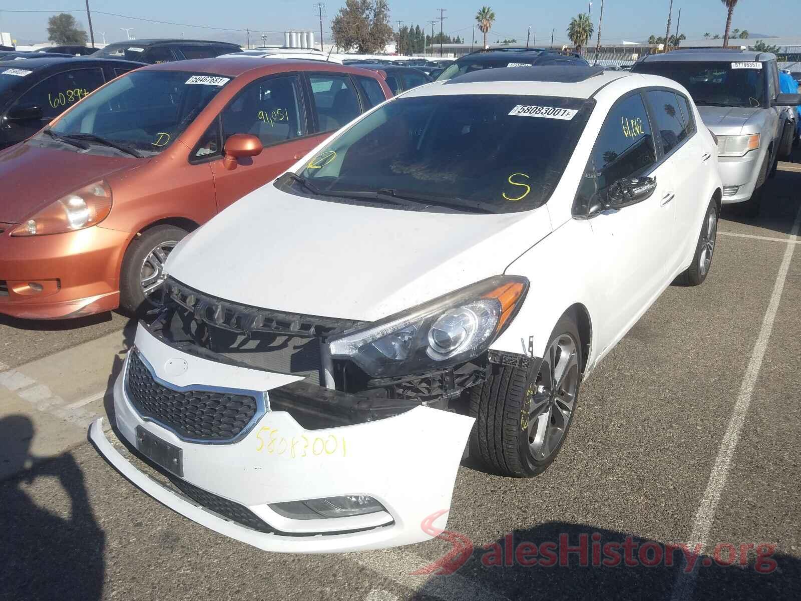 KNAFX5A82G5628823 2016 KIA FORTE