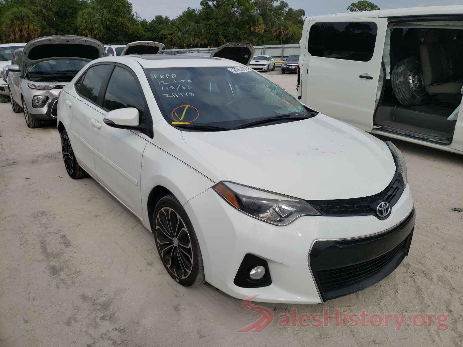 5YFBURHE6GP475847 2016 TOYOTA COROLLA