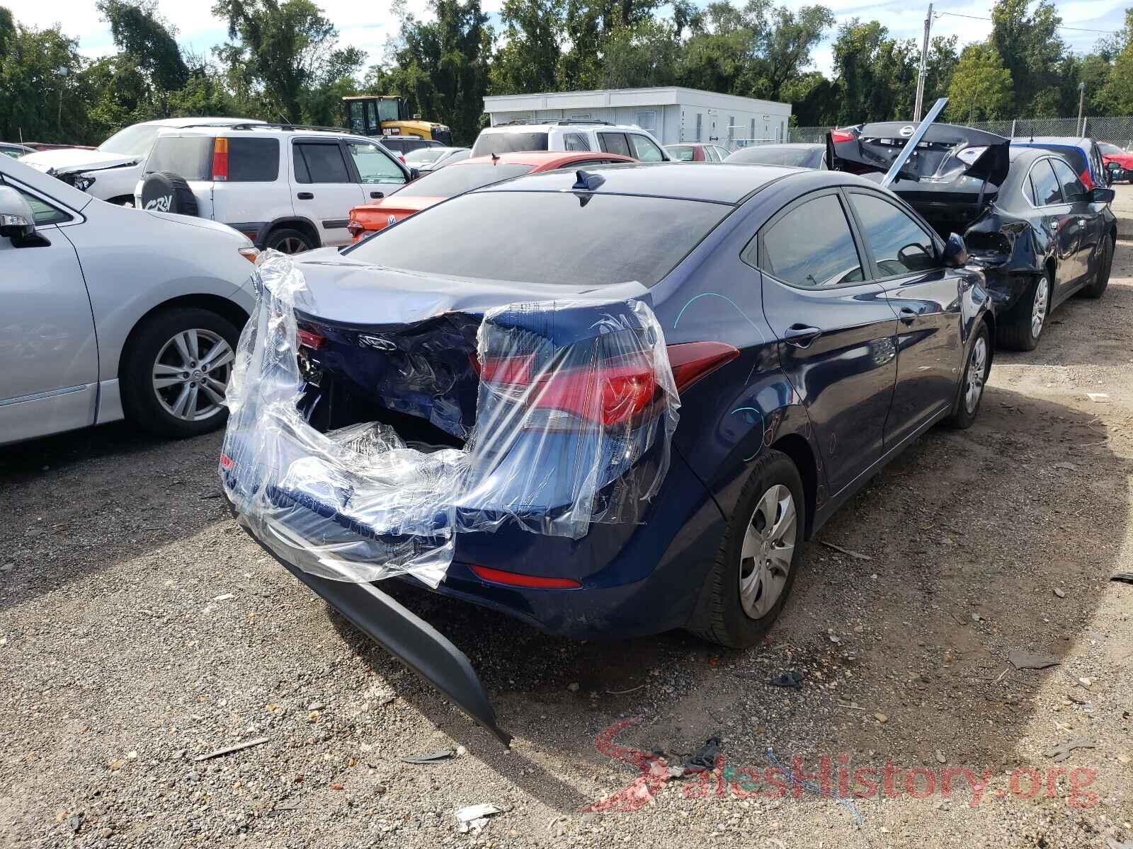 5NPDH4AE9GH729140 2016 HYUNDAI ELANTRA