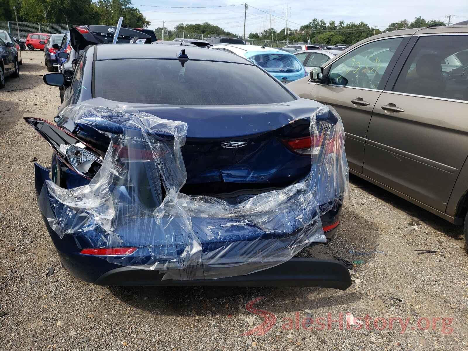 5NPDH4AE9GH729140 2016 HYUNDAI ELANTRA