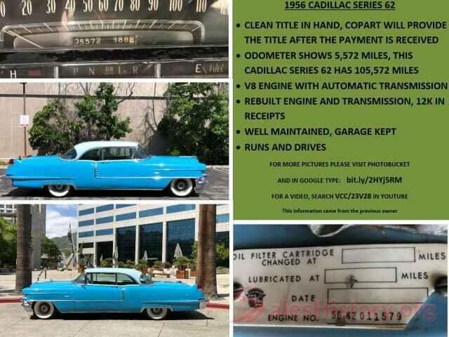 5662011579 1956 CADILLAC ALL OTHER