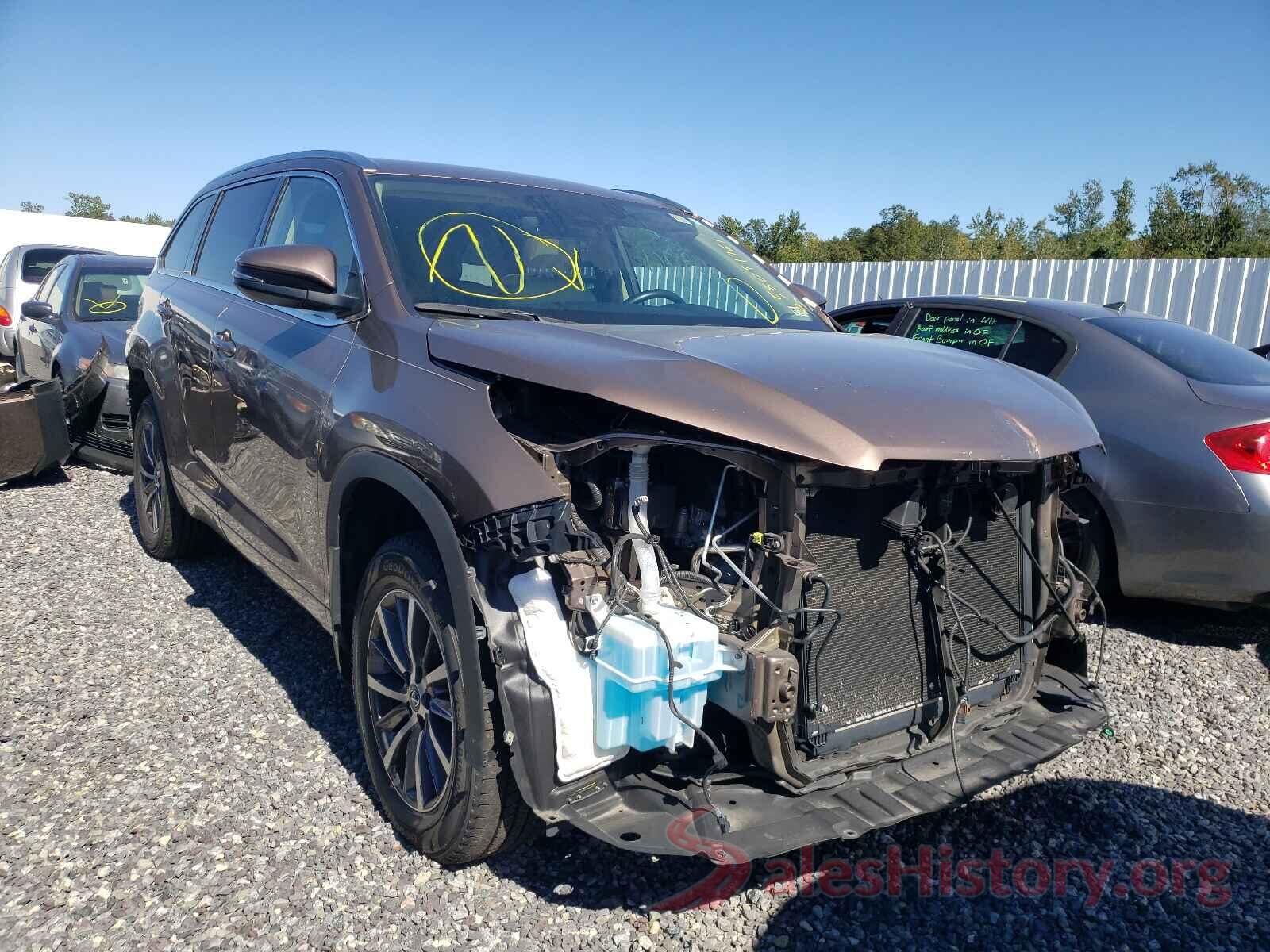 5TDJZRFH2JS805217 2018 TOYOTA HIGHLANDER