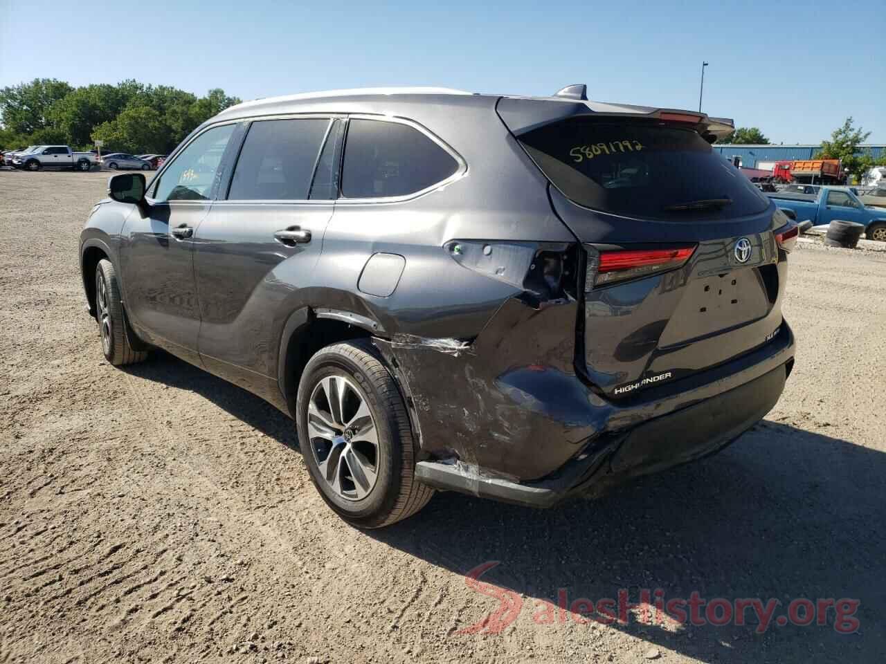 5TDGZRBH1NS233966 2022 TOYOTA HIGHLANDER