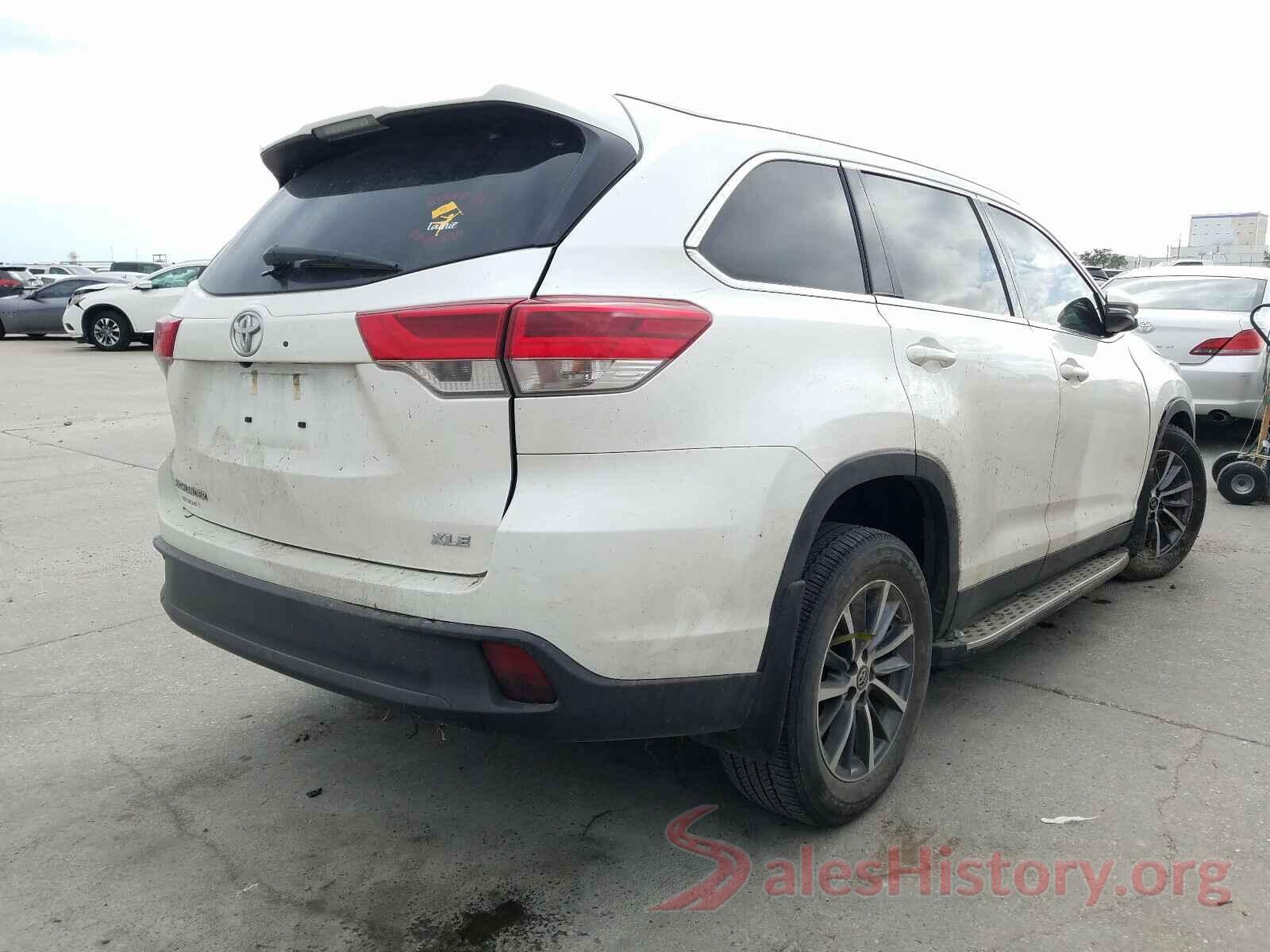 5TDKZRFH7KS348460 2019 TOYOTA HIGHLANDER