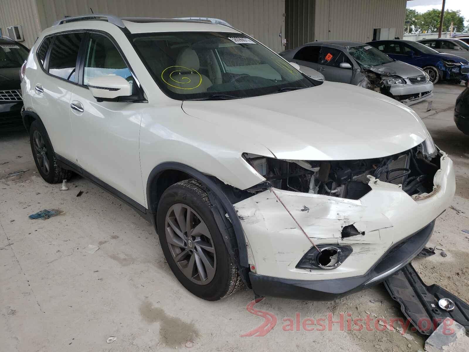 5N1AT2MT5GC780304 2016 NISSAN ROGUE