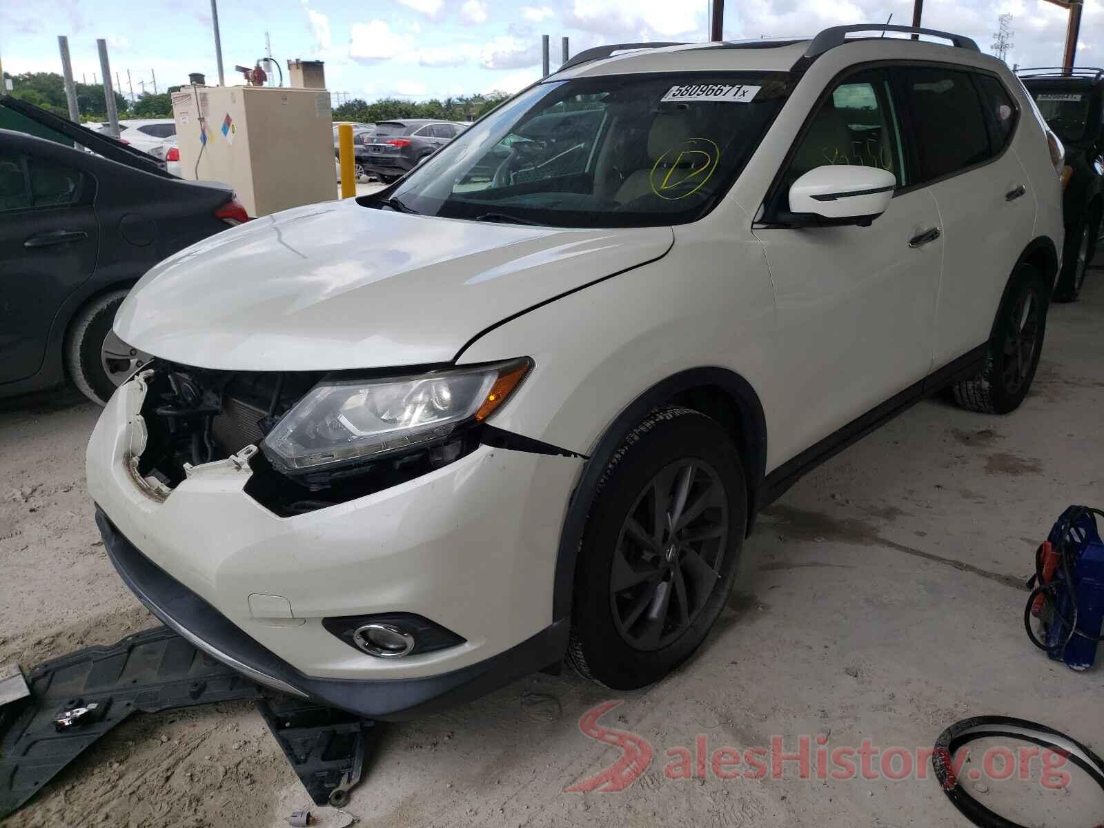 5N1AT2MT5GC780304 2016 NISSAN ROGUE