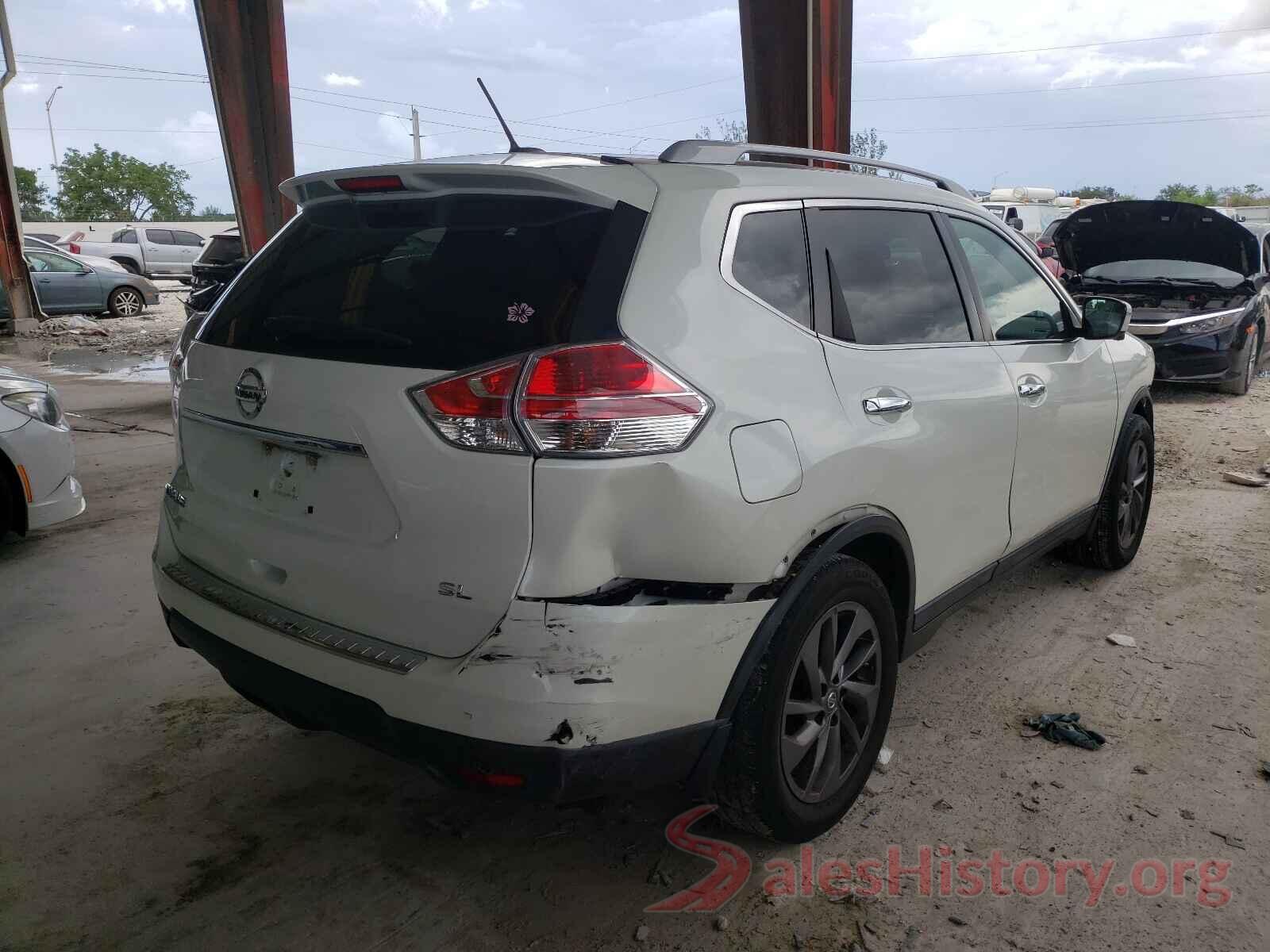 5N1AT2MT5GC780304 2016 NISSAN ROGUE