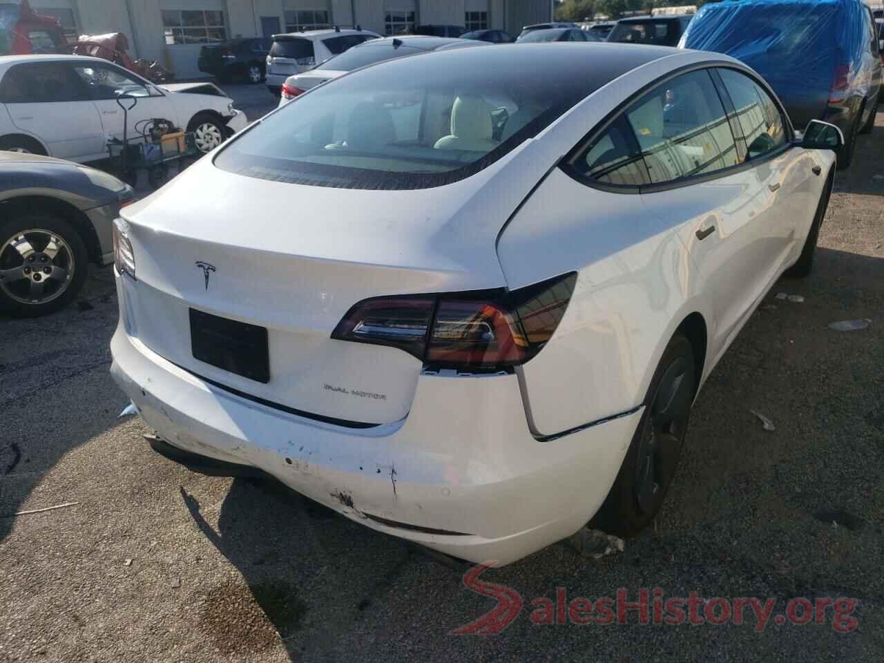 5YJ3E1EB3NF271206 2022 TESLA MODEL 3