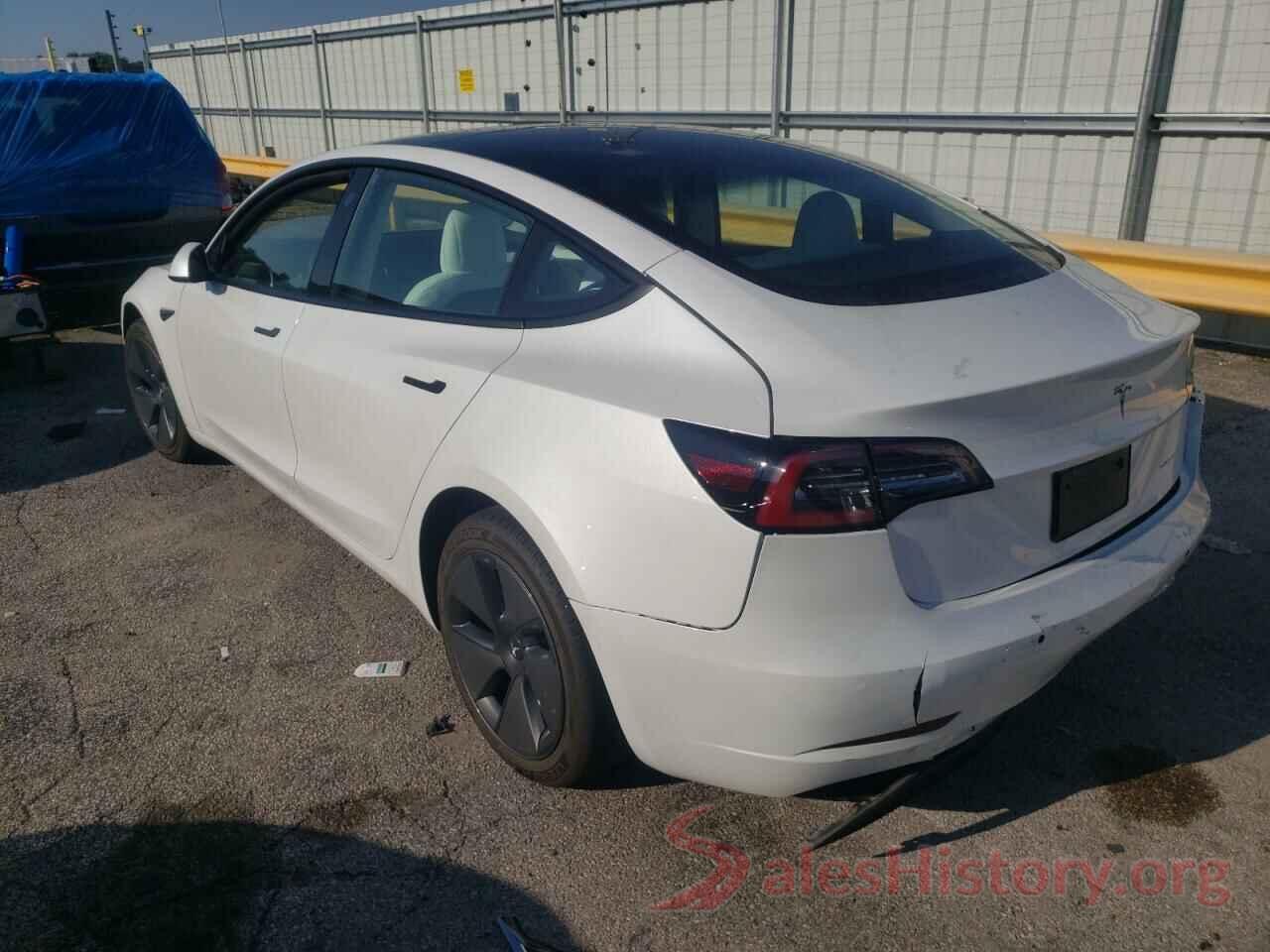 5YJ3E1EB3NF271206 2022 TESLA MODEL 3