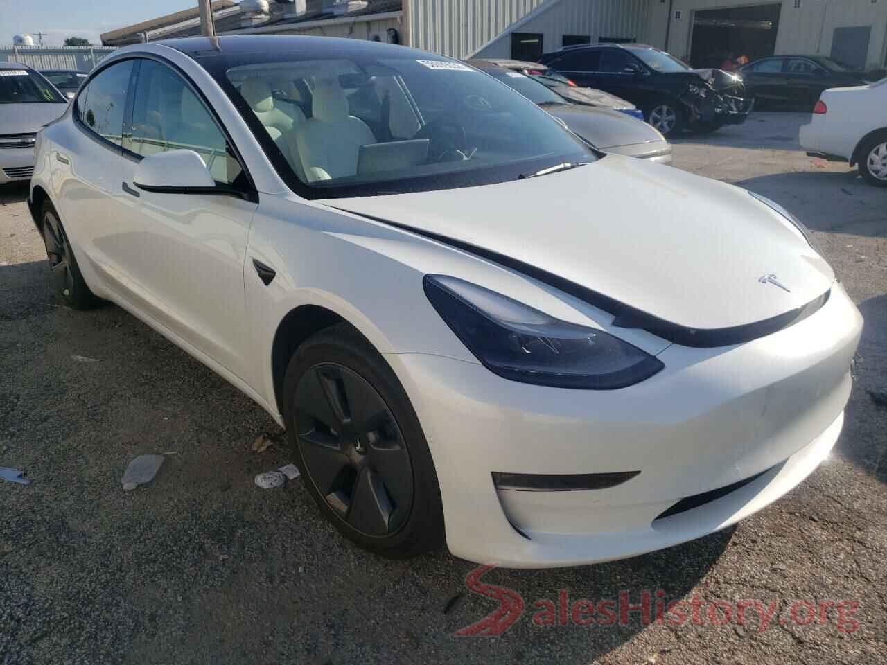 5YJ3E1EB3NF271206 2022 TESLA MODEL 3