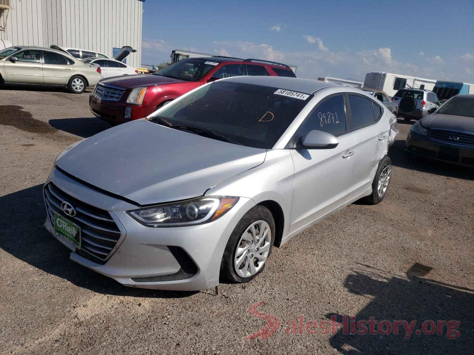 KMHD74LF1HU088271 2017 HYUNDAI ELANTRA