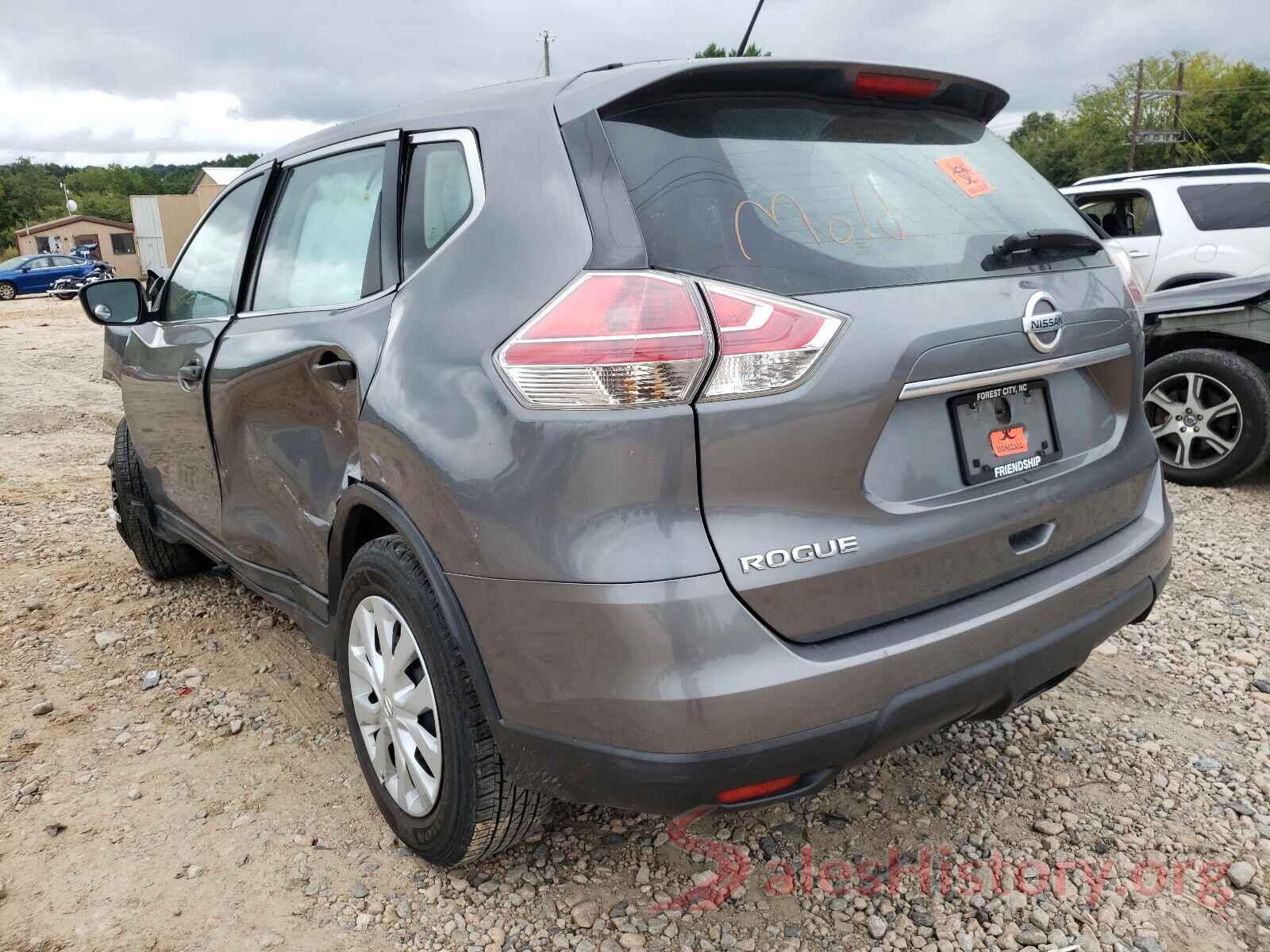 5N1AT2MT4GC827709 2016 NISSAN ROGUE